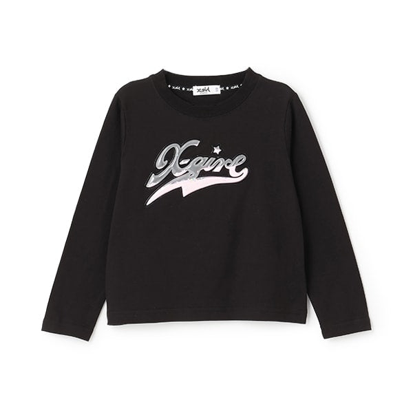 PVCロゴ長袖Tシャツ