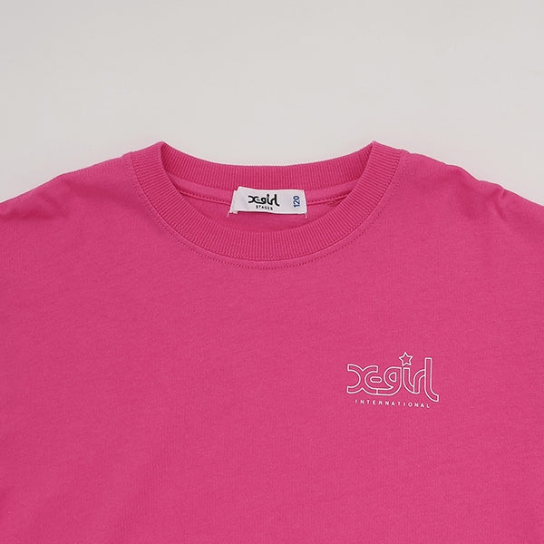 ミルズロゴバックプリント長袖Tシャツ