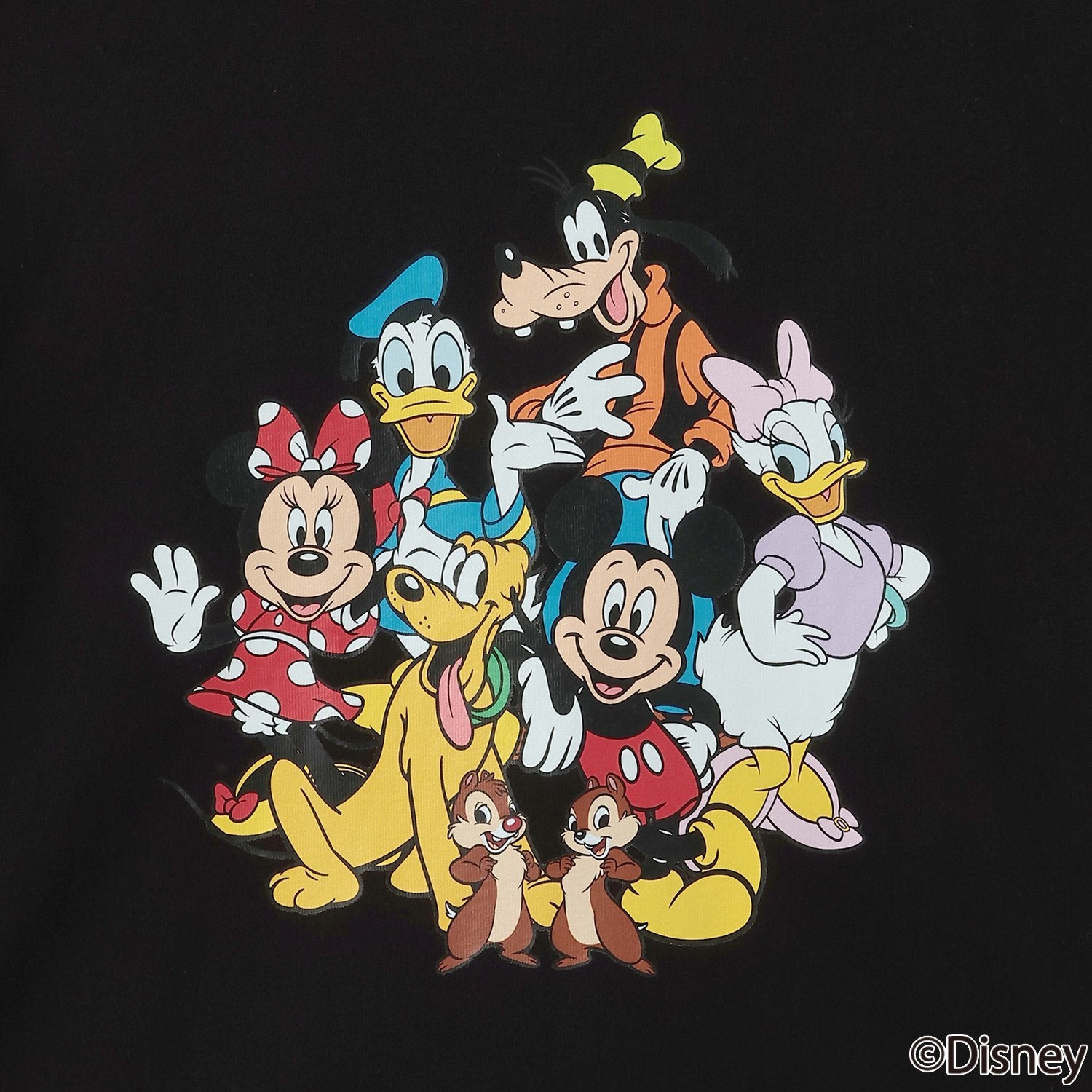 【DISNEY】ミッキー&フレンズ/長袖Tシャツ