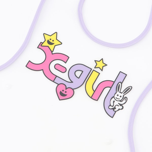 ロゴ＆キャラクターお食事スタイ