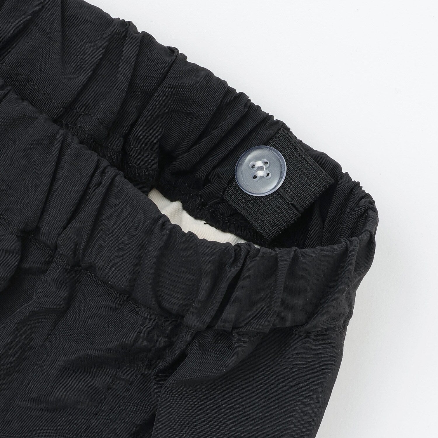 サイドジップ開き配色パンツ