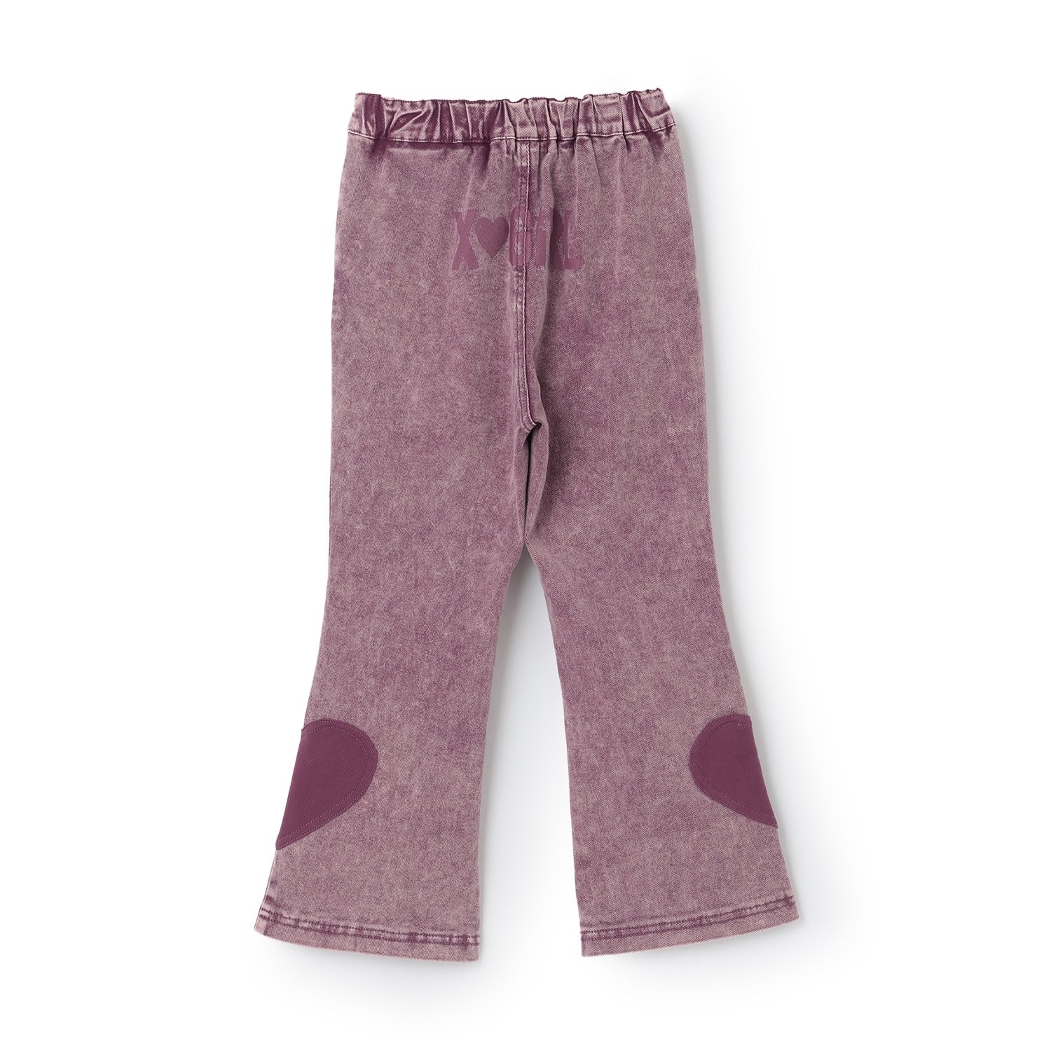 サイドハートモチーフフレアパンツ