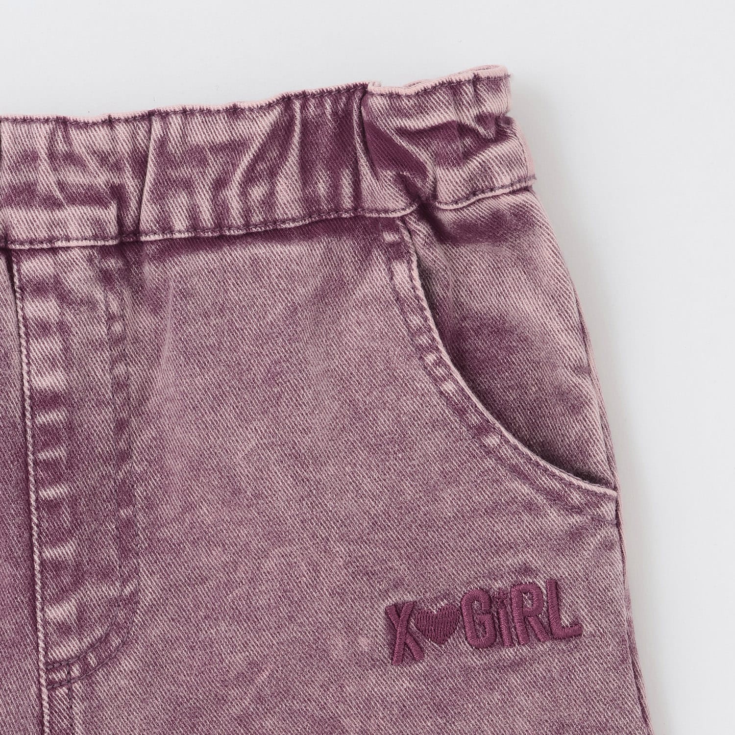 サイドハートモチーフフレアパンツ