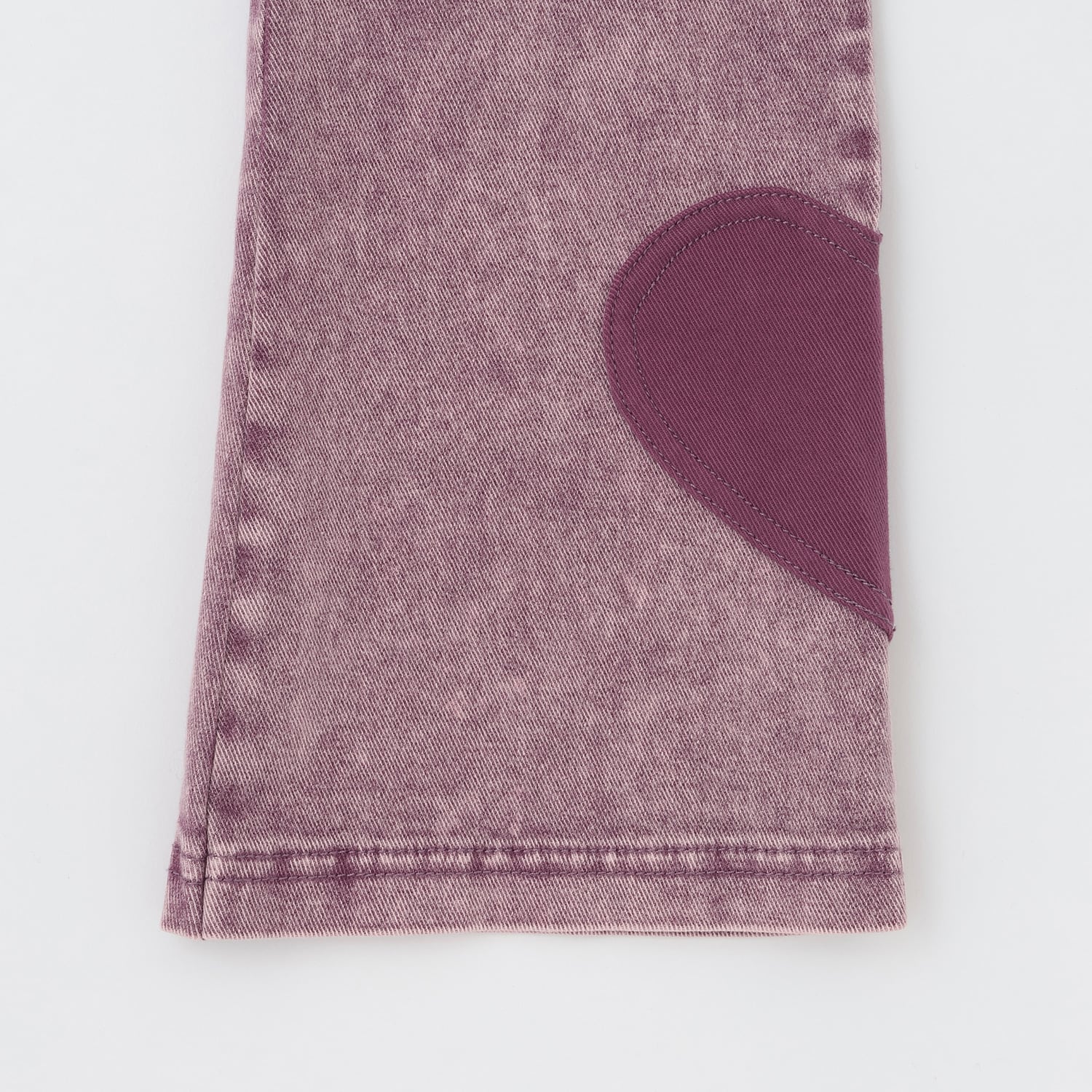 サイドハートモチーフフレアパンツ