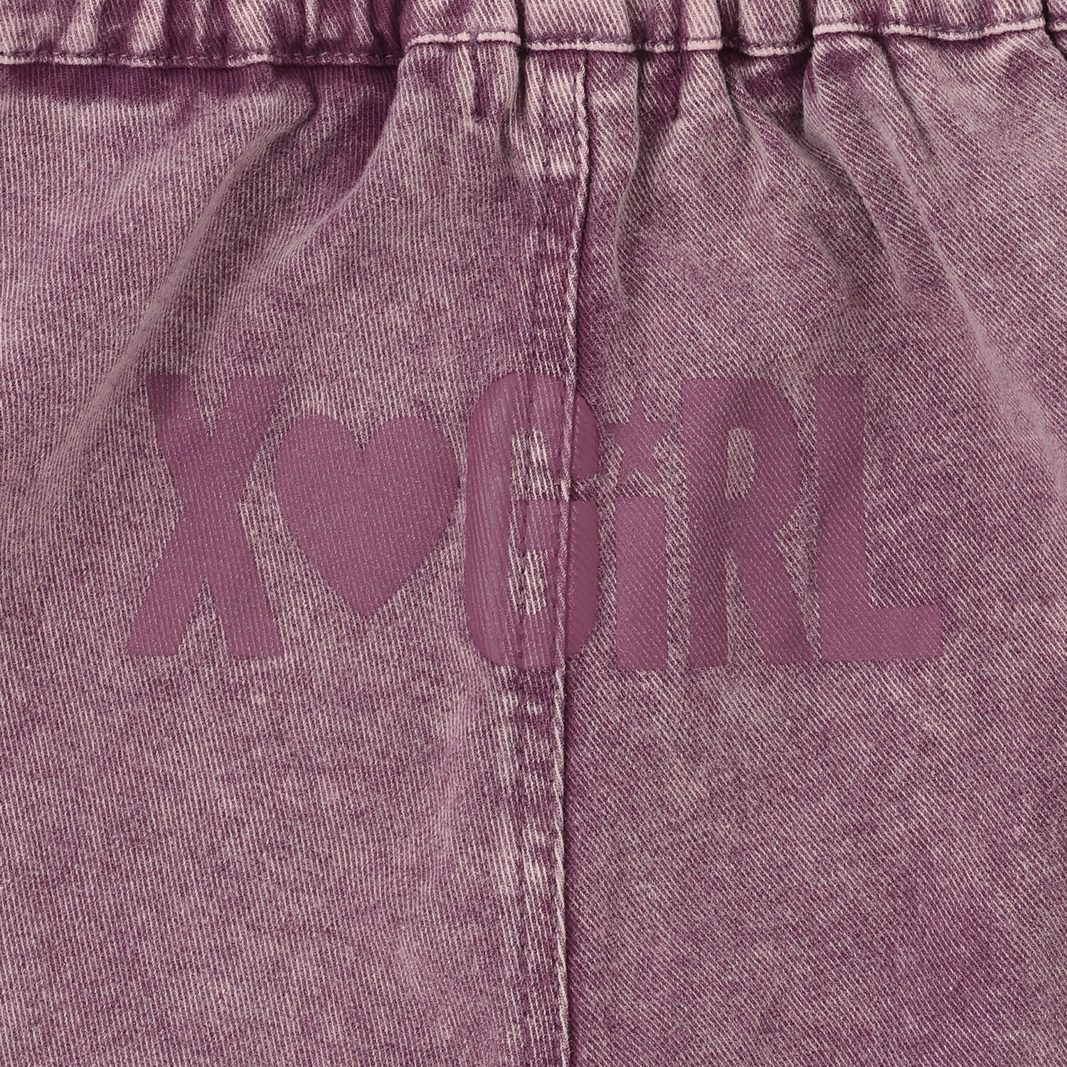 サイドハートモチーフフレアパンツ