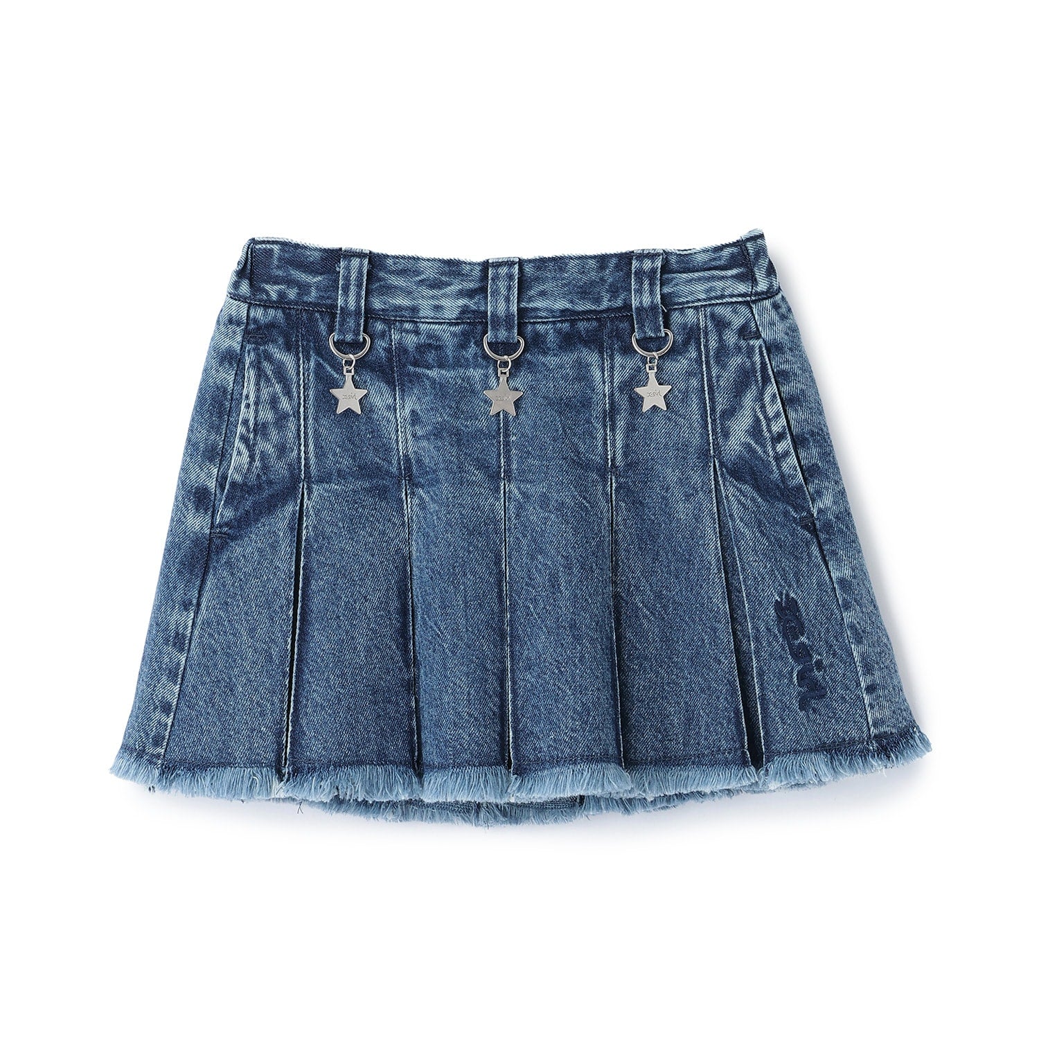 ピグメントプリーツスカート