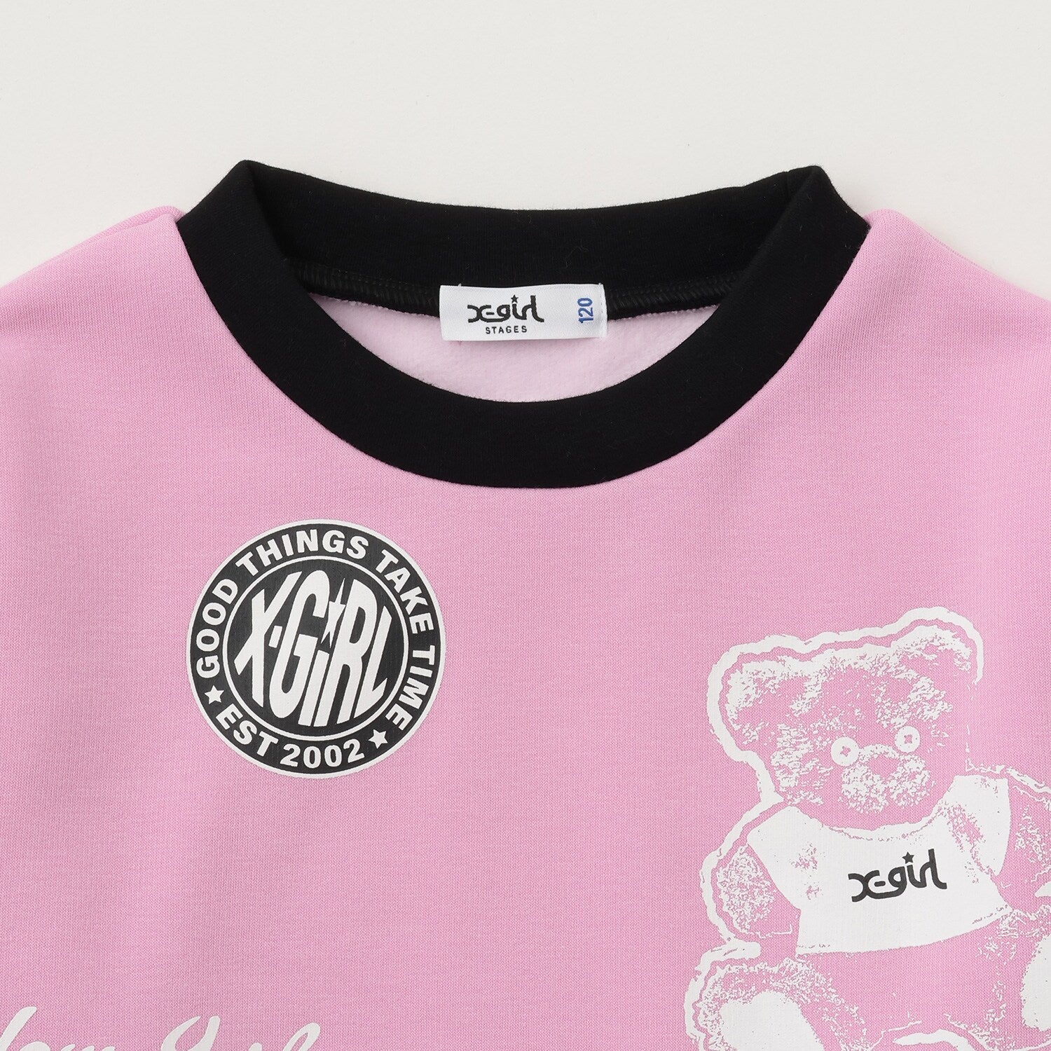 MIX モチーフ起毛長袖トップス