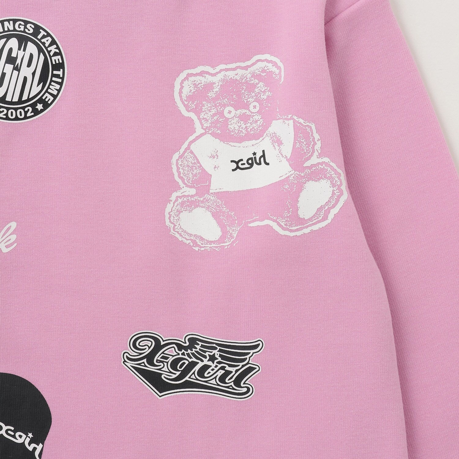 MIX モチーフ起毛長袖トップス