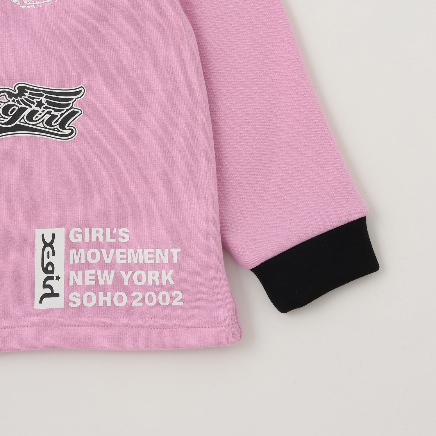 MIX モチーフ起毛長袖トップス