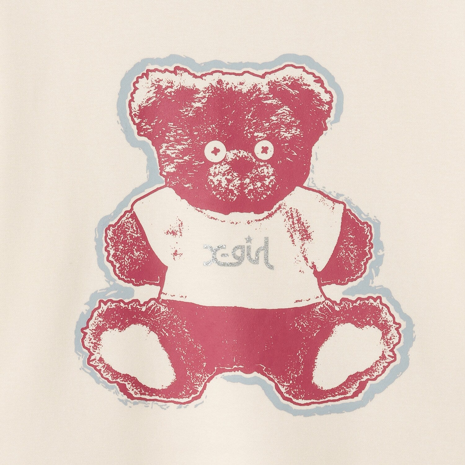 ベアプリント ダンボールニットトレーナー