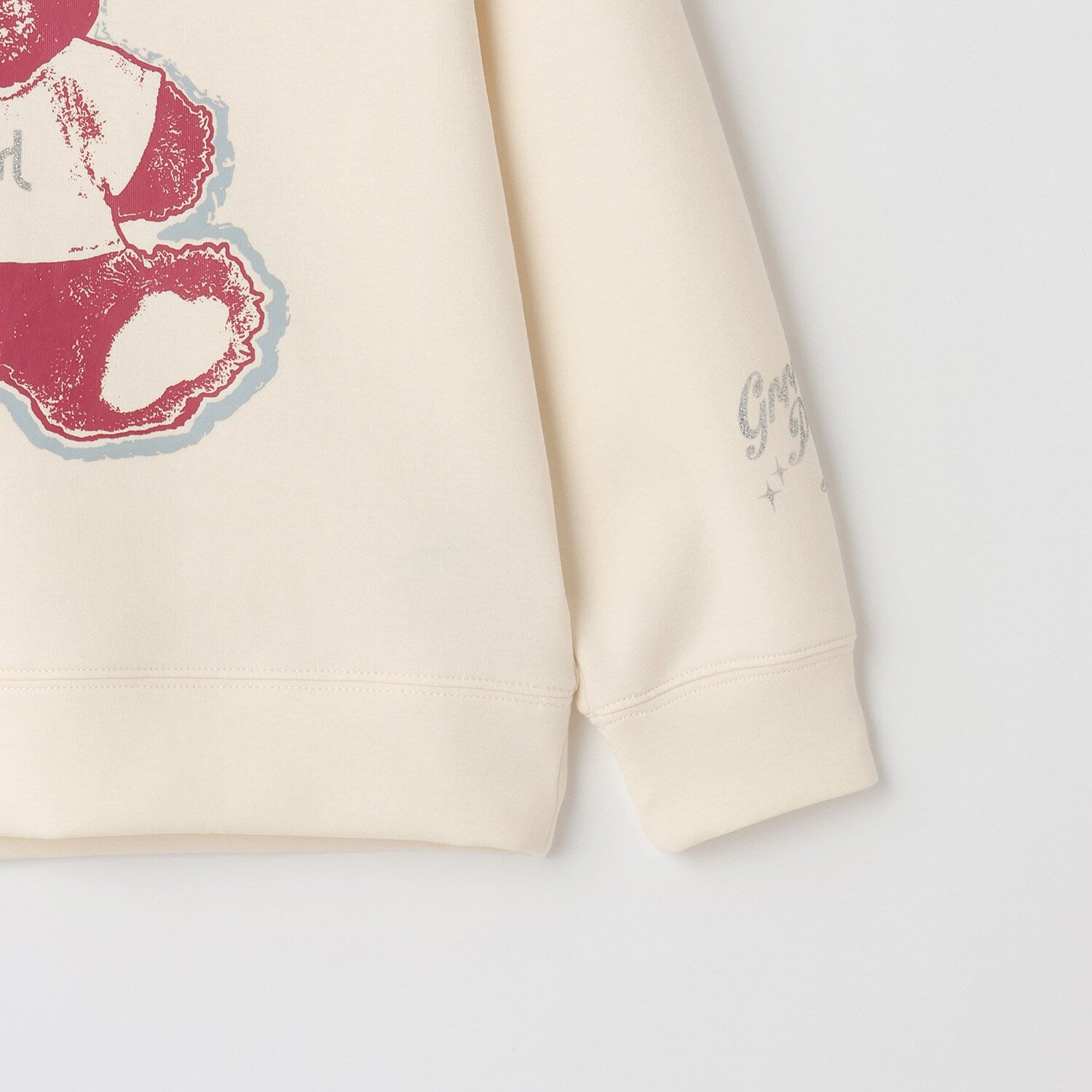 ベアプリント ダンボールニットトレーナー