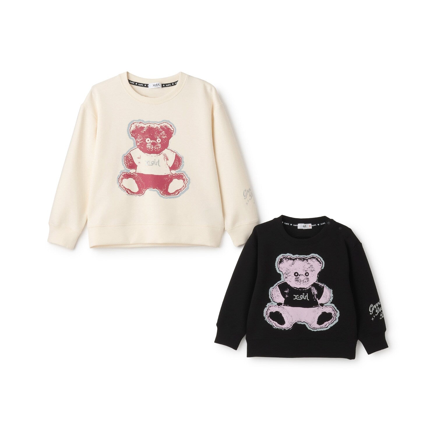 ベアプリント ダンボールニットトレーナー