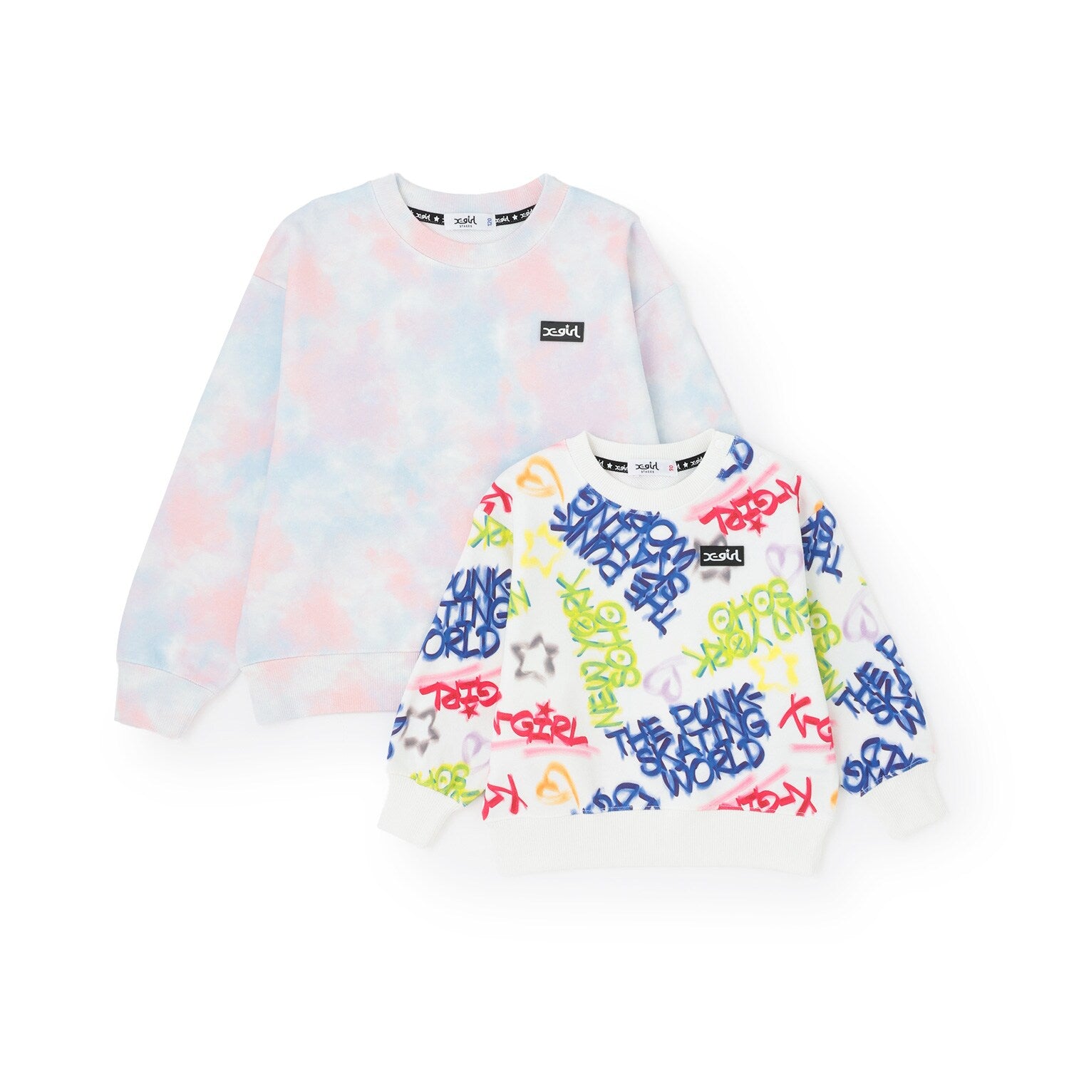 総柄プリント トレーナー