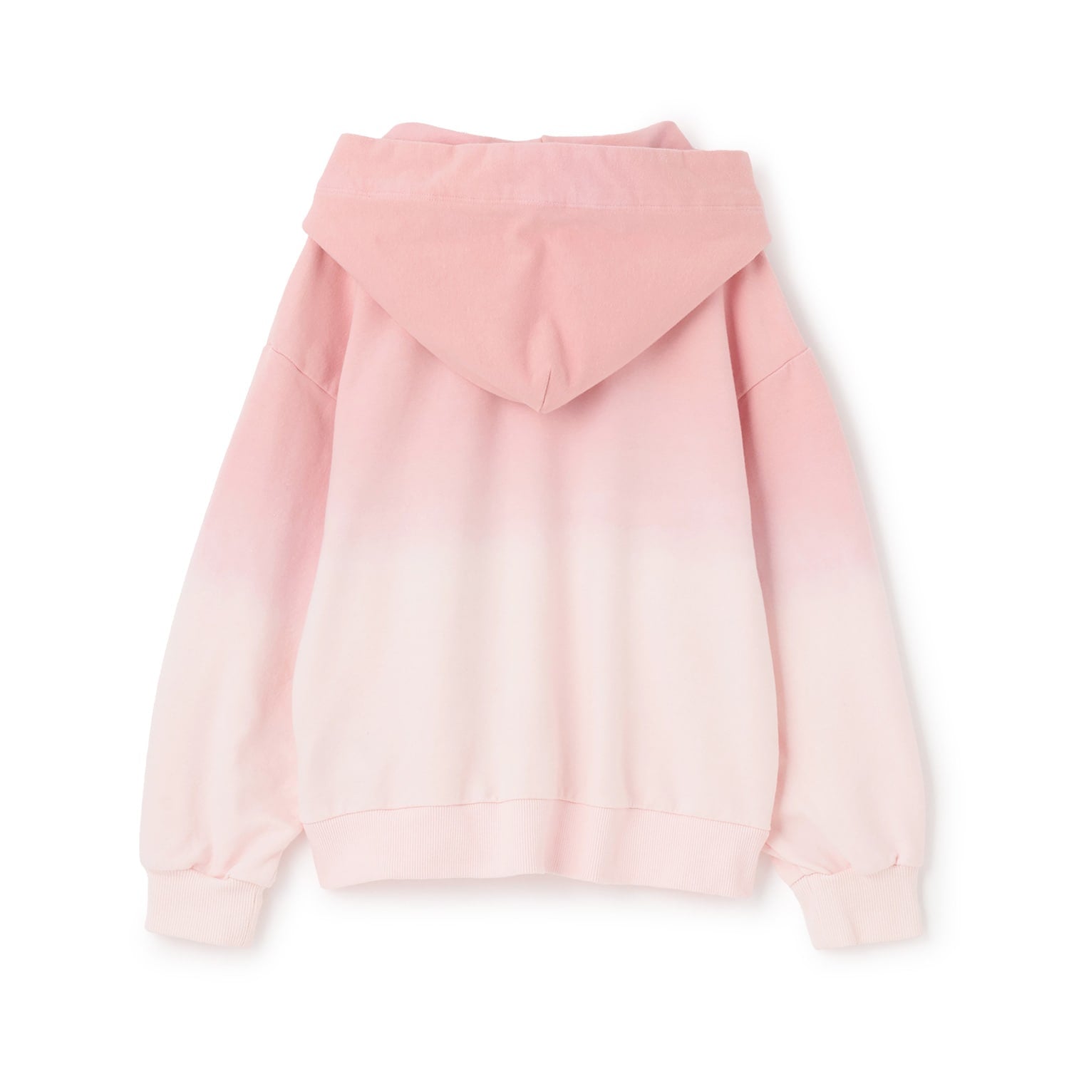 グラデーション染めパーカー