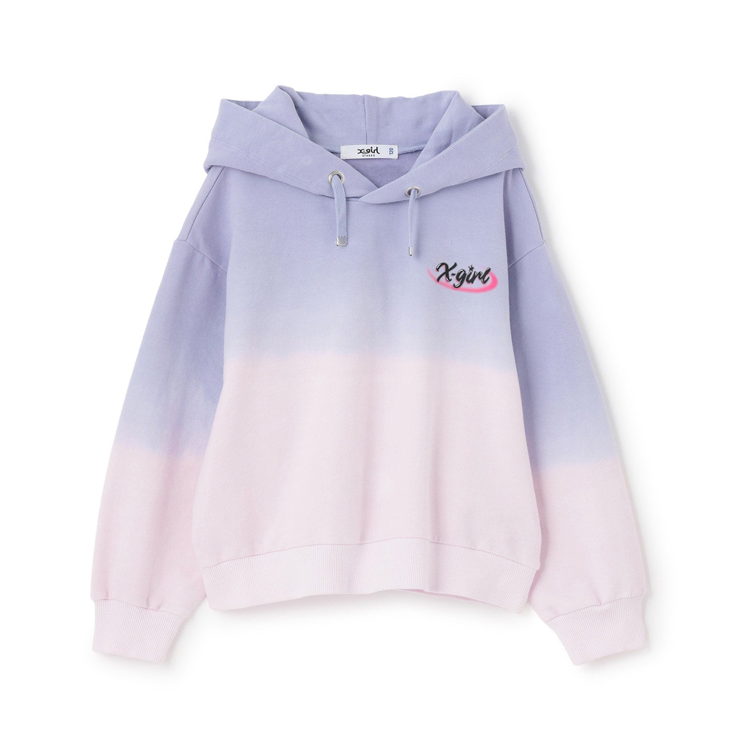 グラデーション染めパーカー