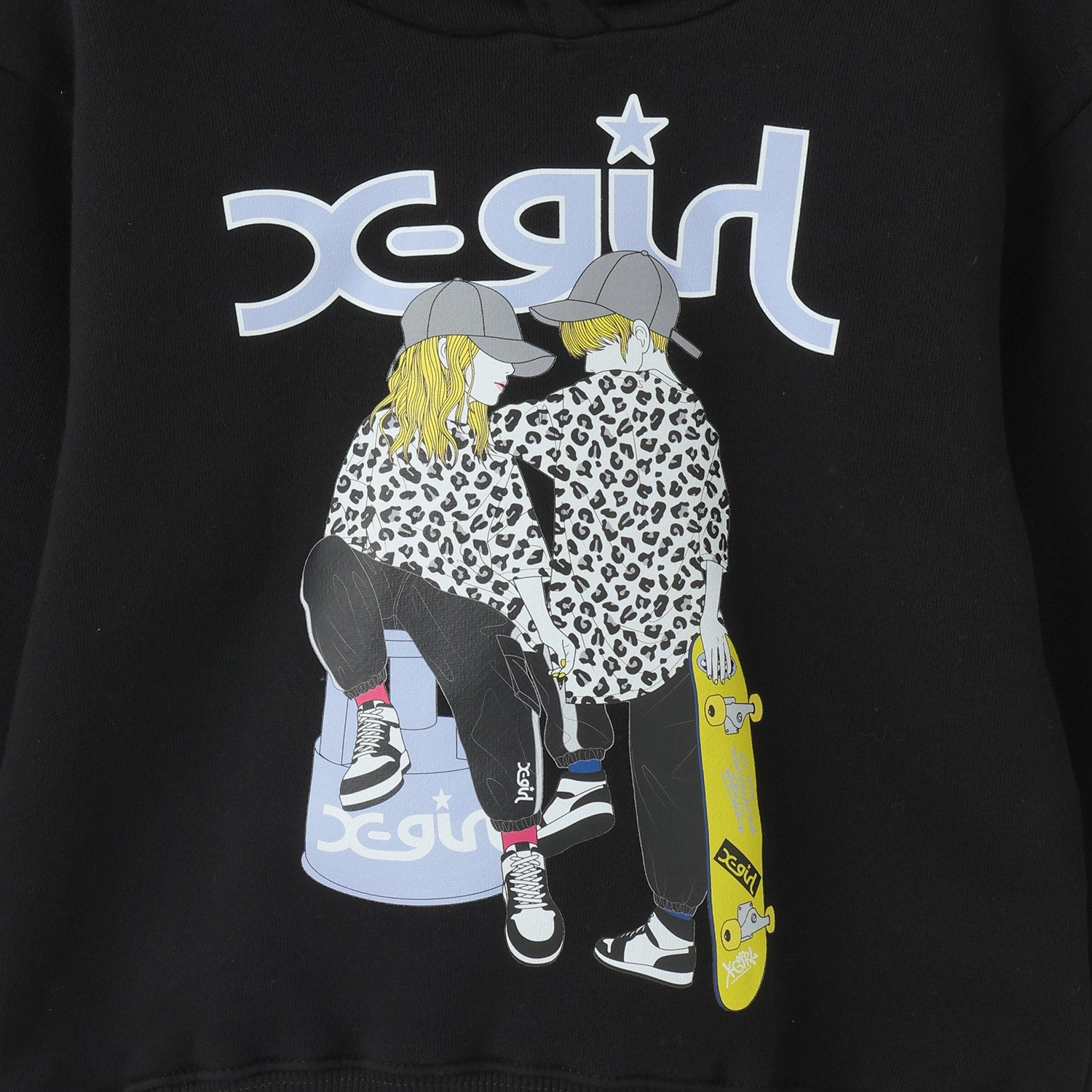 ガール&ボーイイラストパーカー