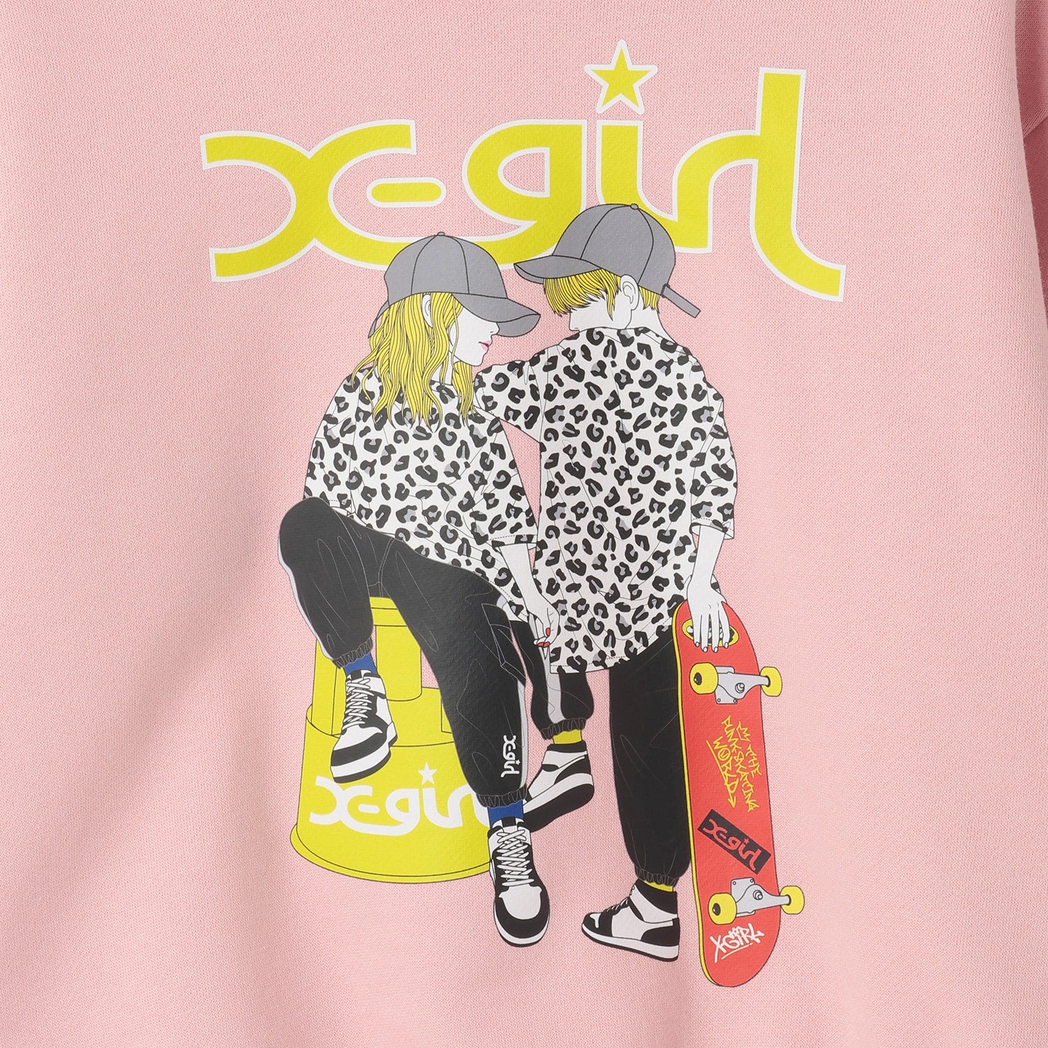 ガール&ボーイイラストパーカー