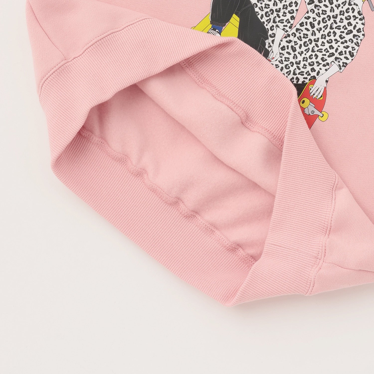 ガール&ボーイイラストパーカー