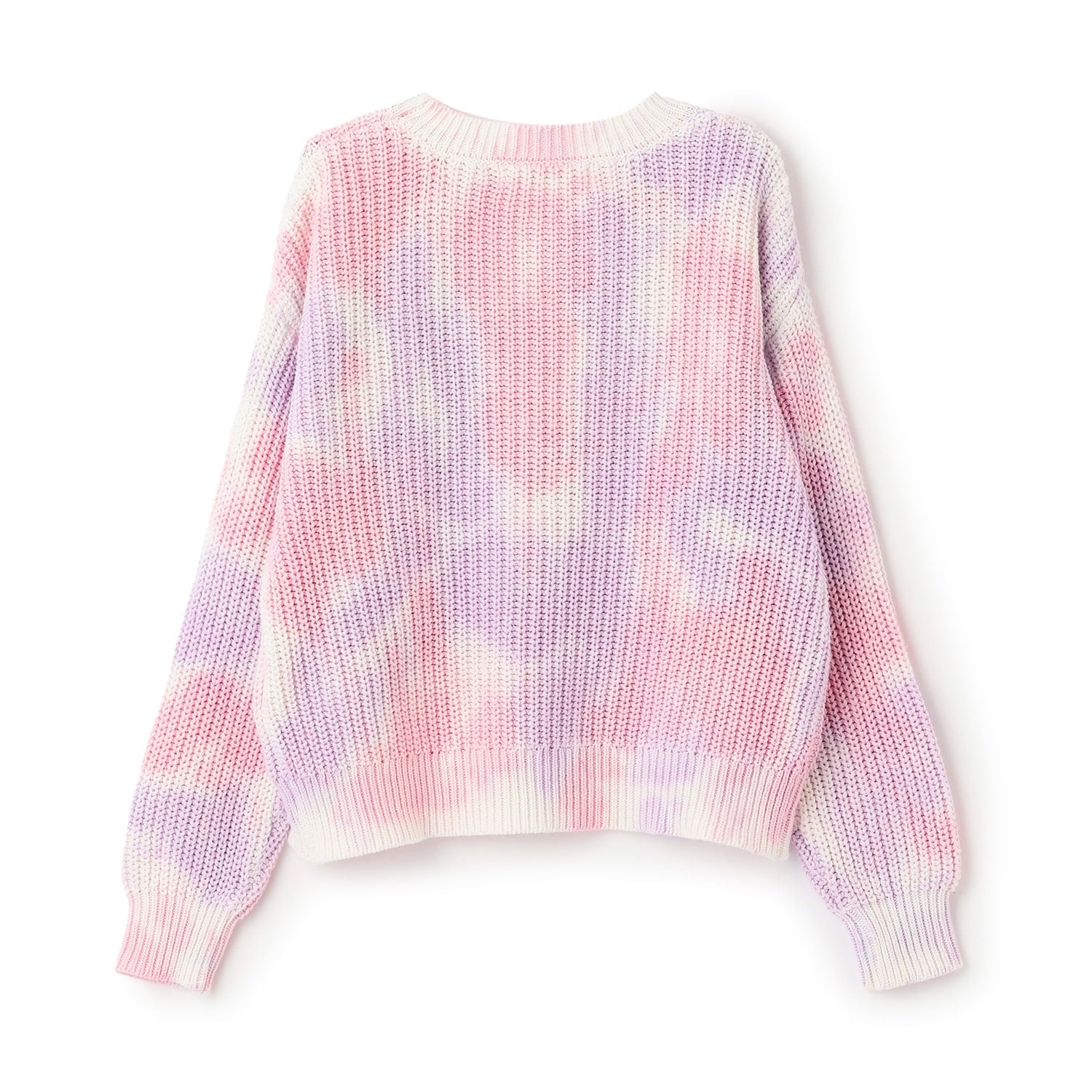 手染めタイダイニットプルオーバー