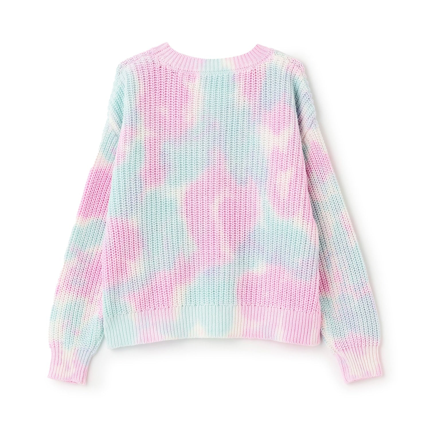 手染めタイダイニットプルオーバー