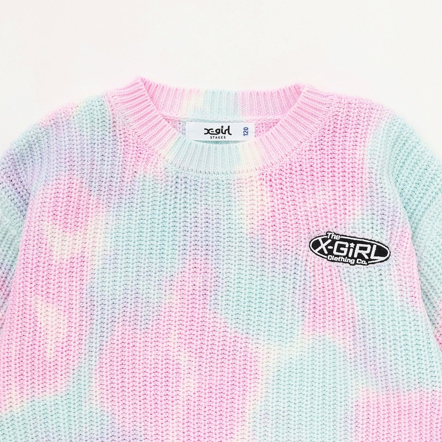 手染めタイダイニットプルオーバー