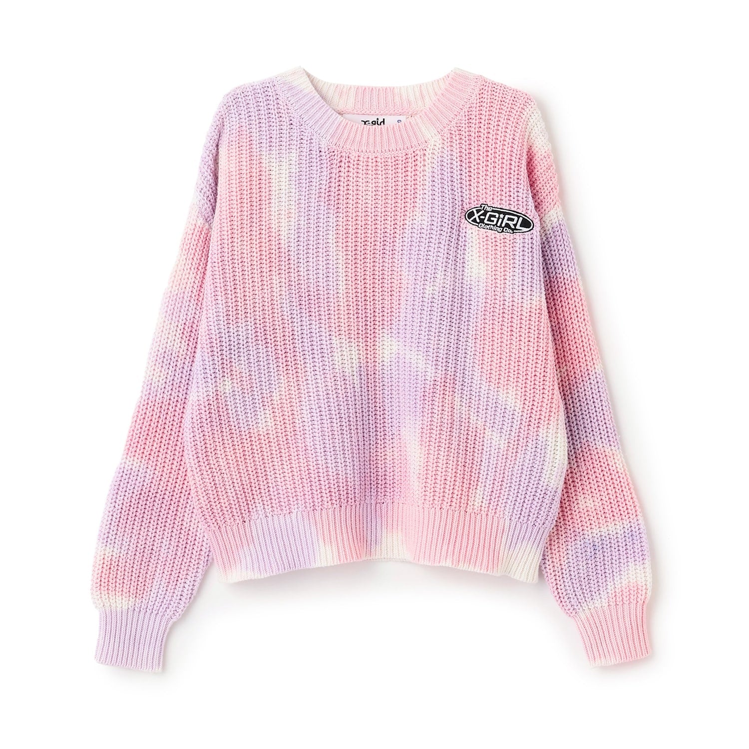 手染めタイダイニットプルオーバー