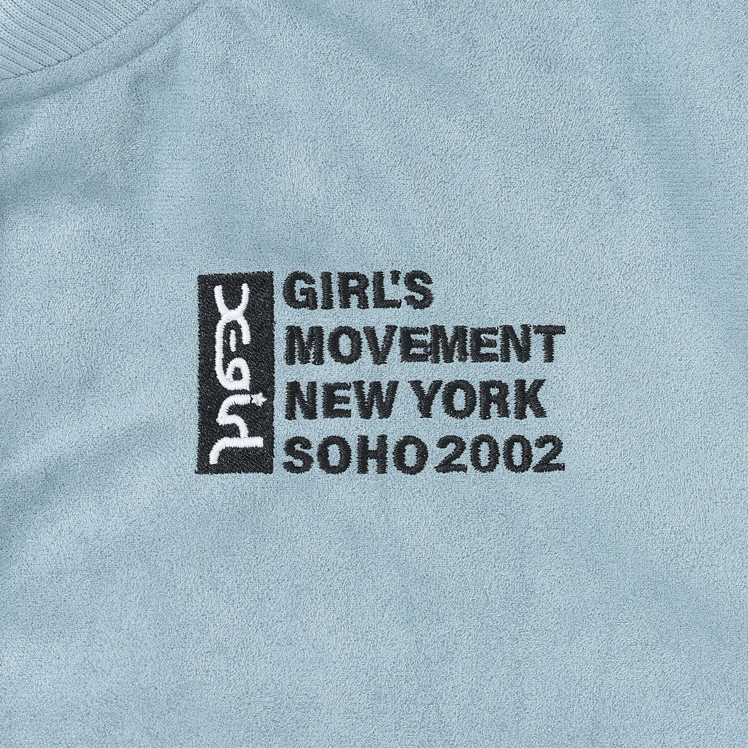 袖ワッペン配色中わたブルゾン