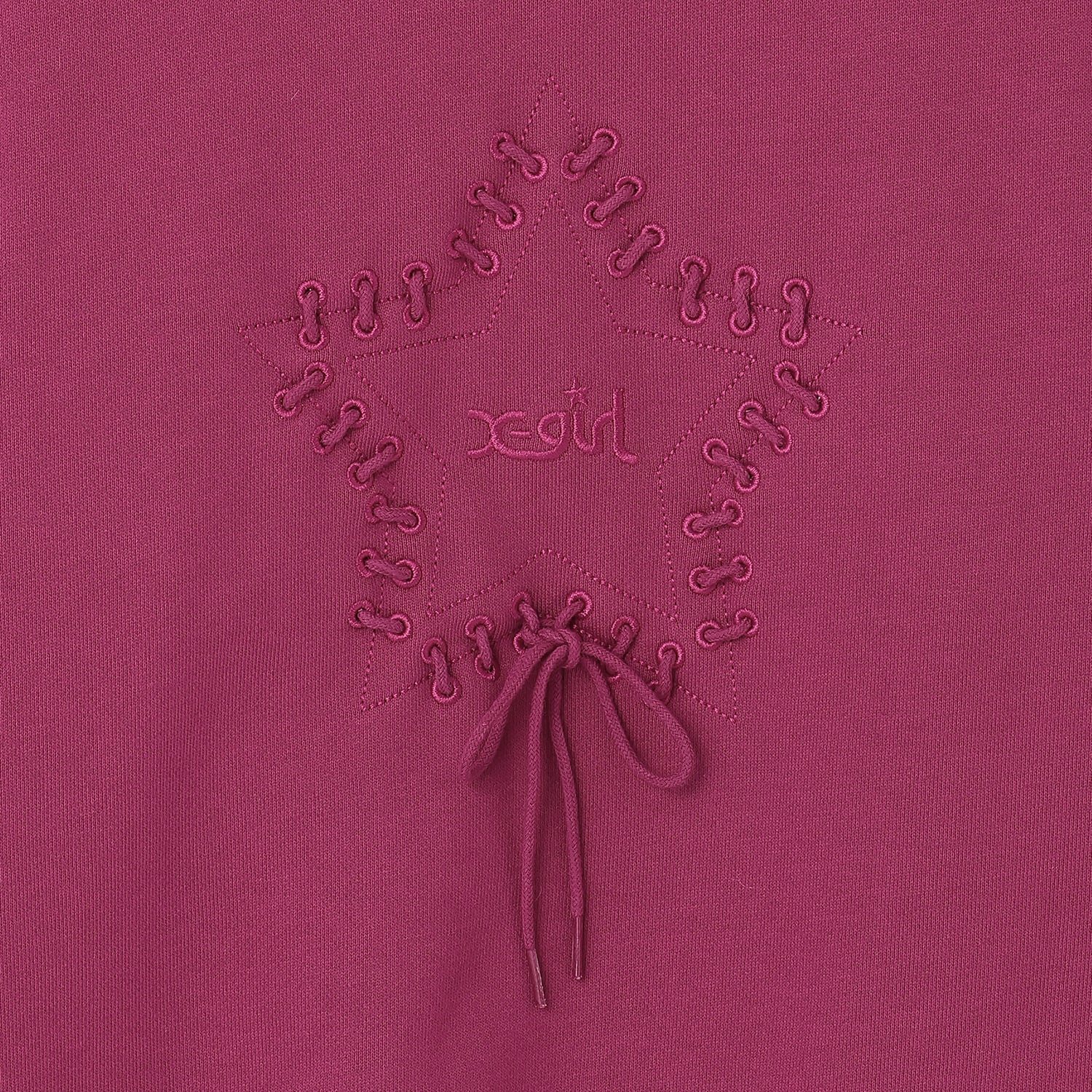 スターレースアップスウェットワンピース