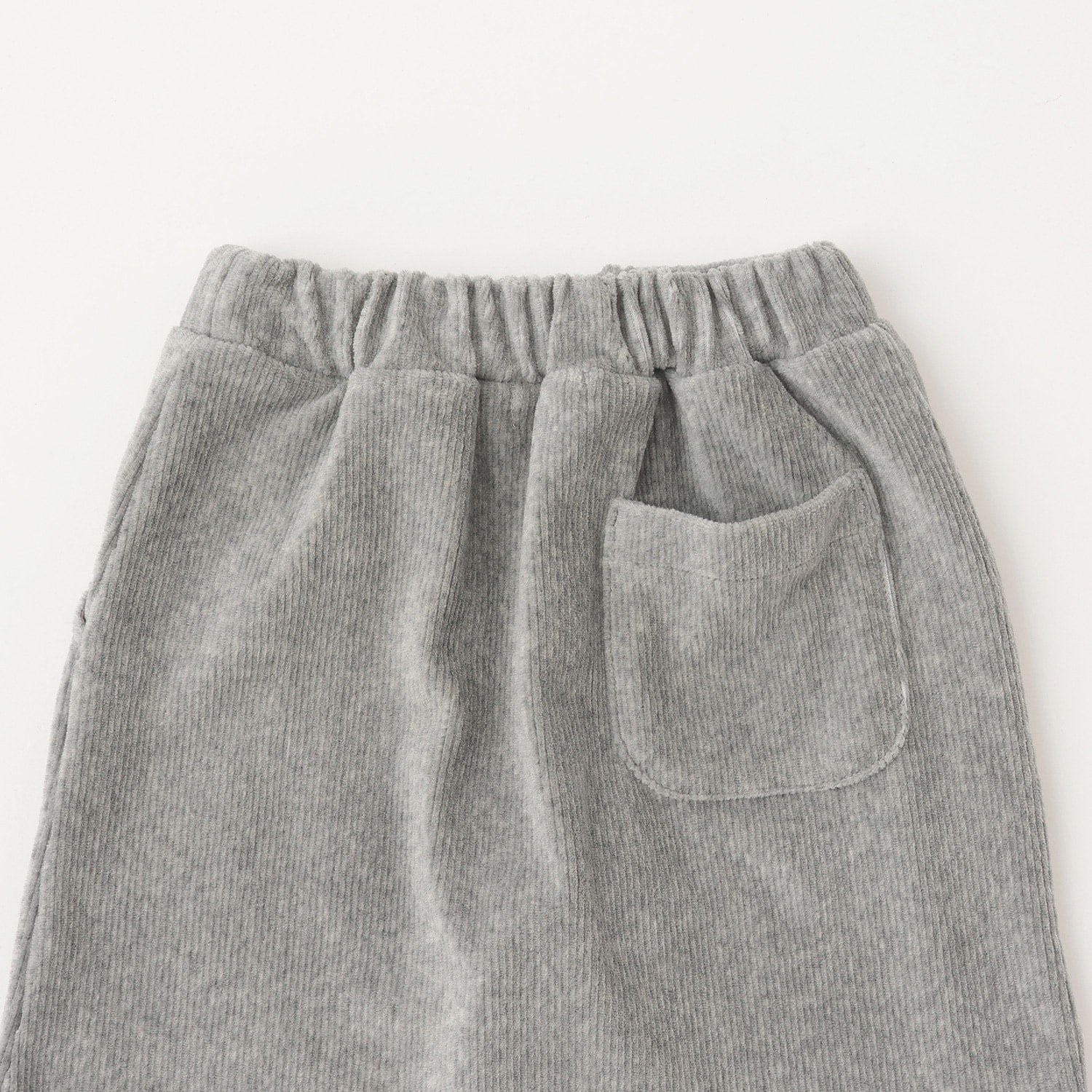 星総柄トレーナー+コーデュロイ調スカートセット