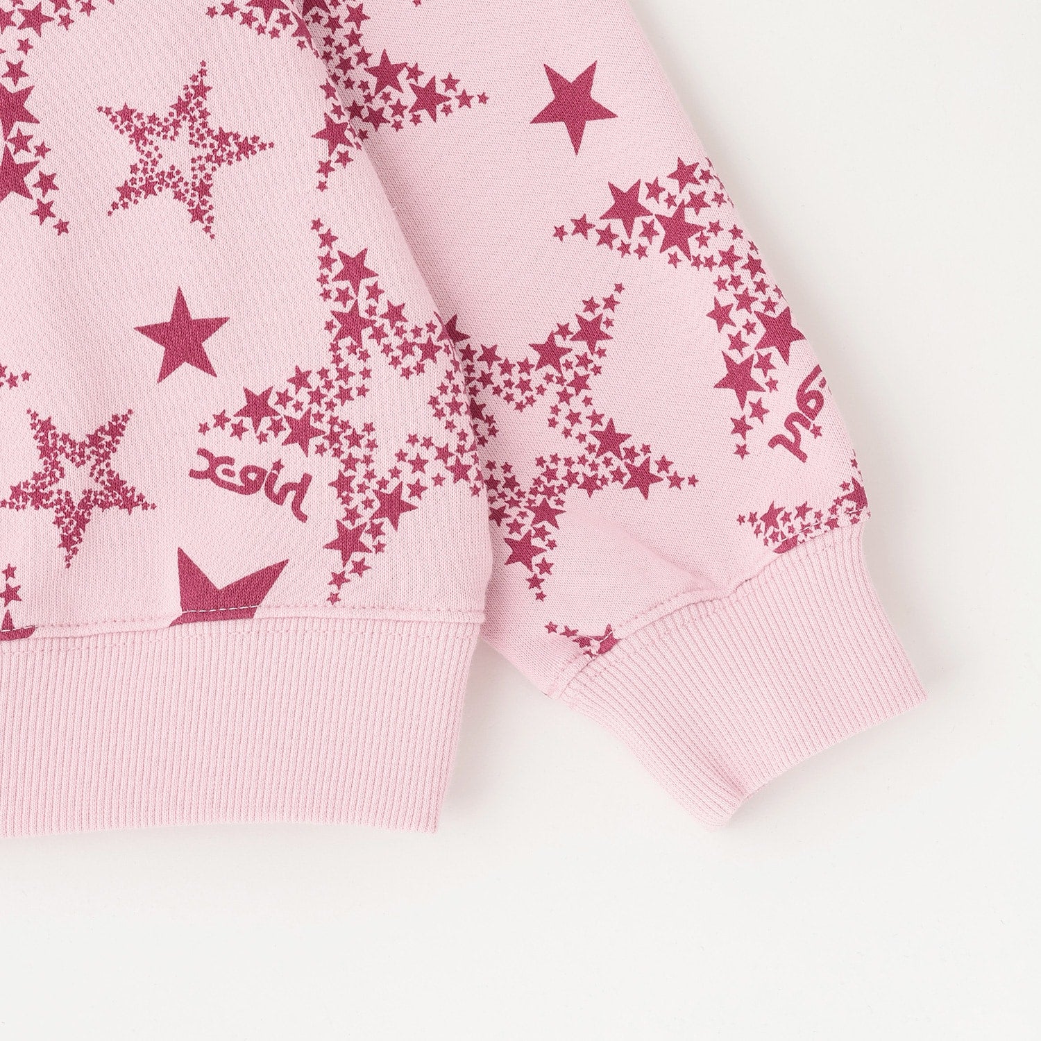 星総柄トレーナー+コーデュロイ調スカートセット