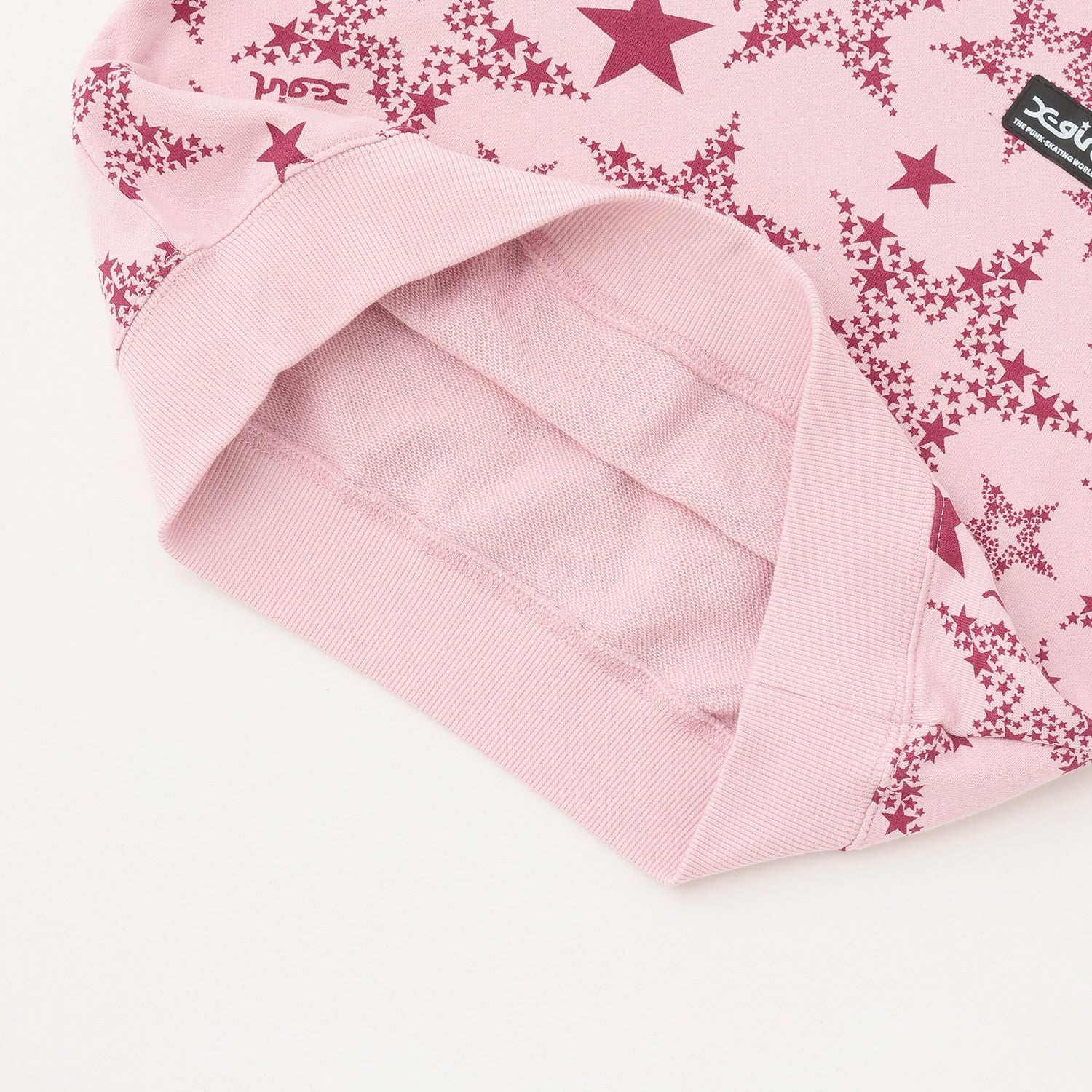 星総柄トレーナー+コーデュロイ調スカートセット