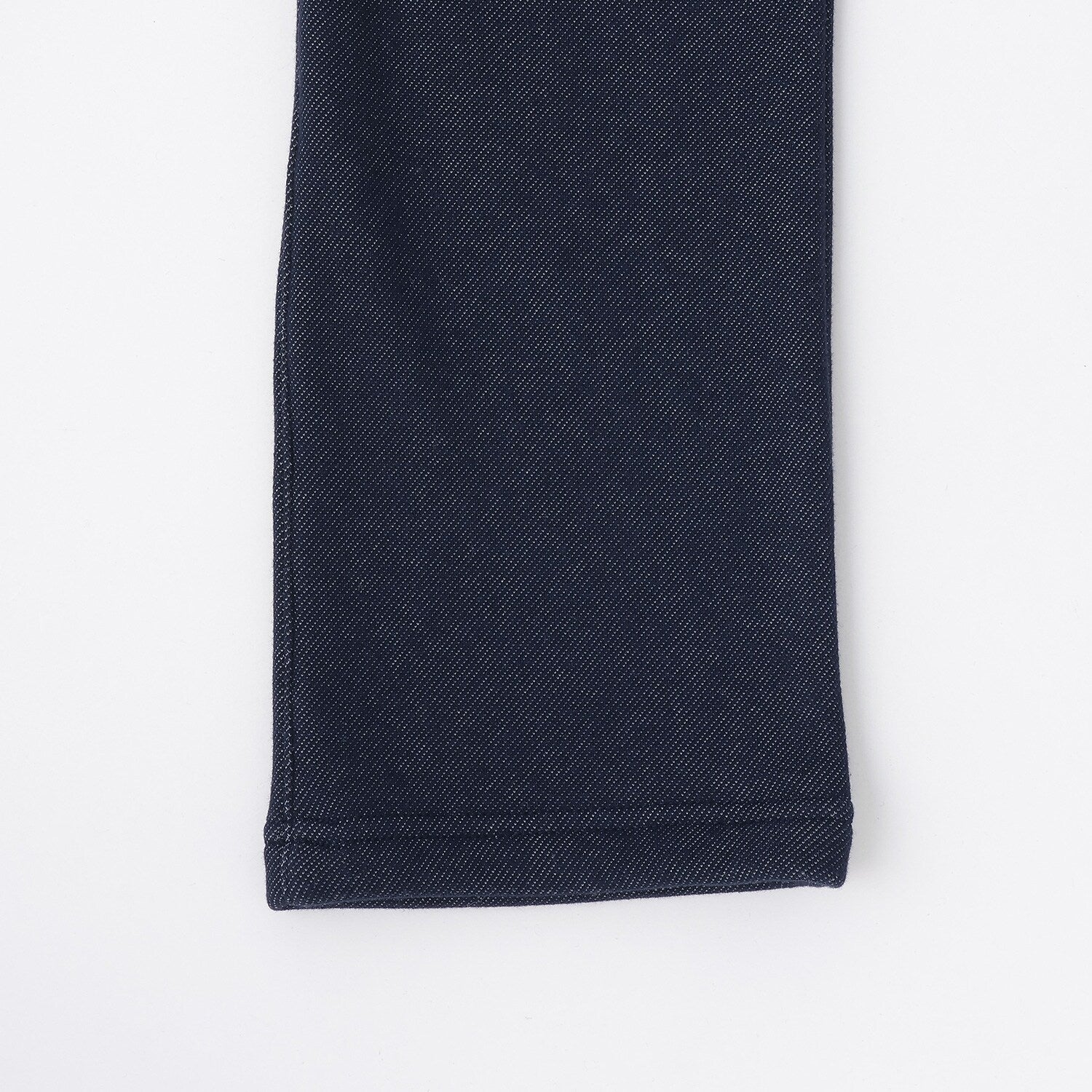 ロゴ裏起毛パーカー+裏起毛カットデニムパンツセット