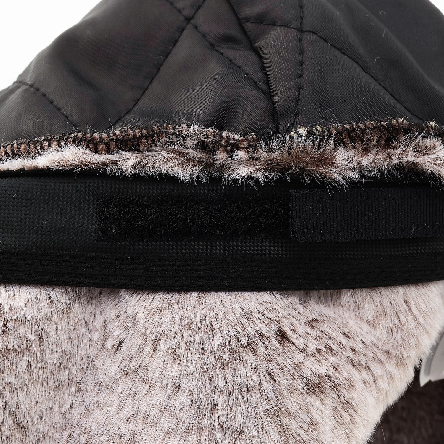 スウェード風フライトキャップ