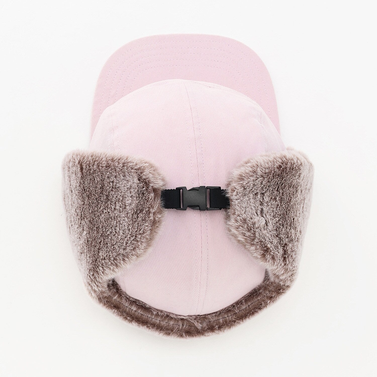 スウェード風フライトキャップ