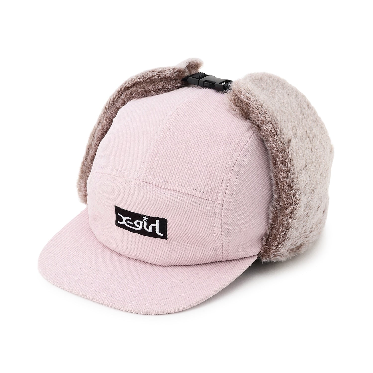 スウェード風フライトキャップ