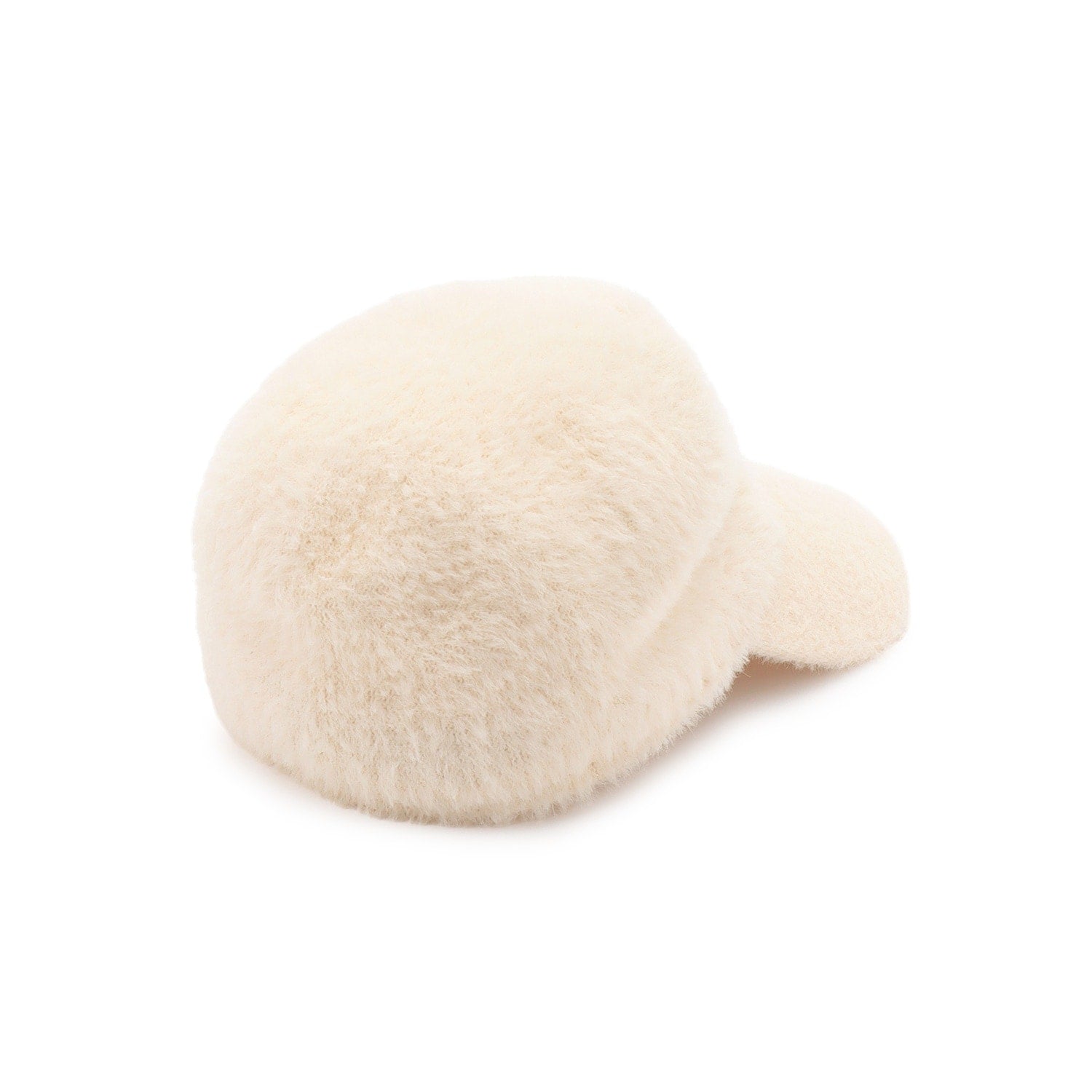 ロゴ刺しゅうファーキャップ