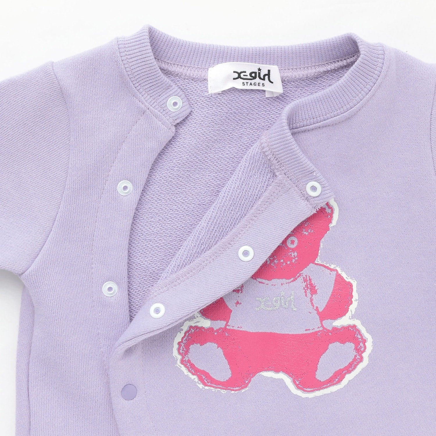 ベアプリントスウェット2WAYオール