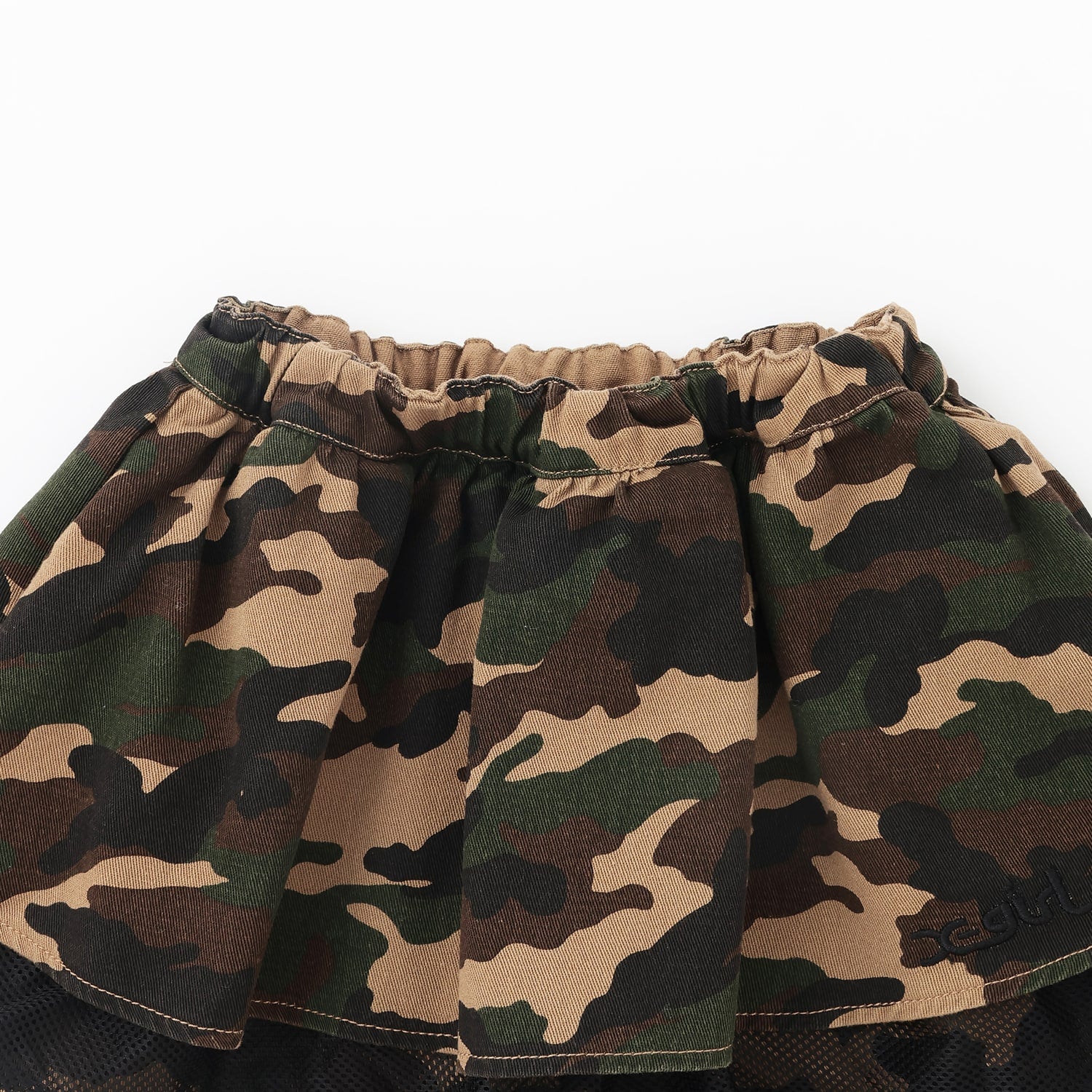 フリルメッシュレイヤード ショートパンツ