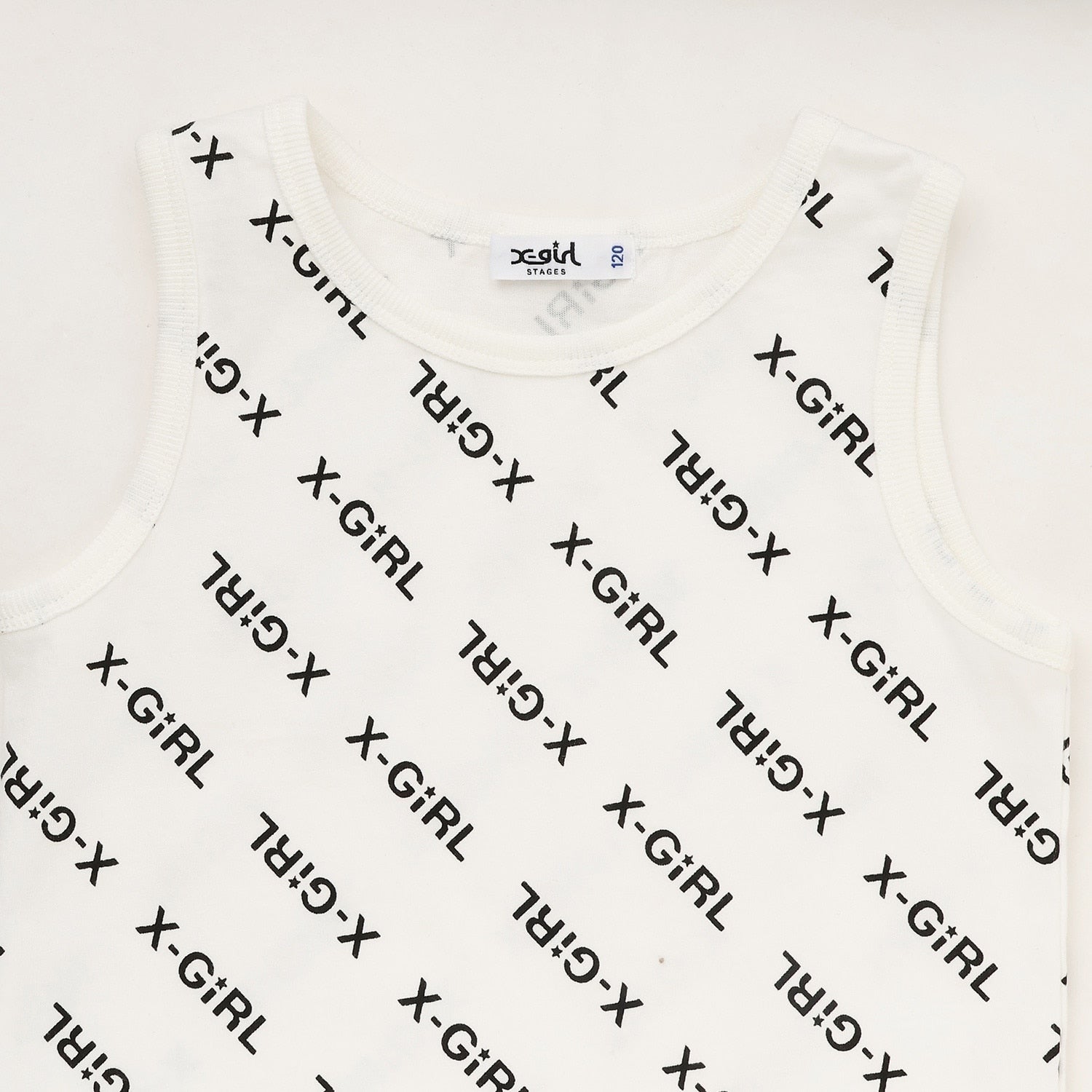 ロゴ長袖Tシャツ+総柄ロゴタンクトップセット