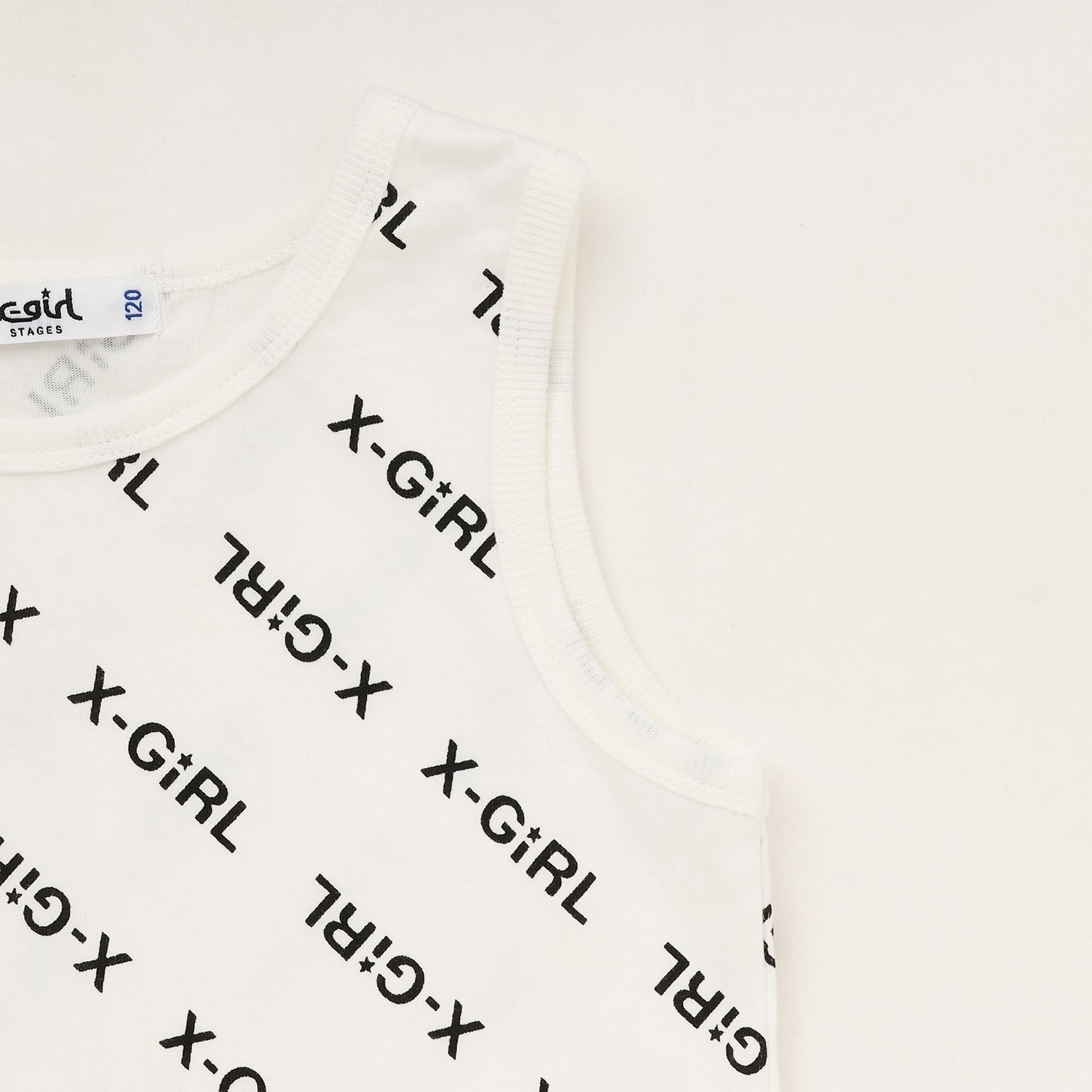 ロゴ長袖Tシャツ+総柄ロゴタンクトップセット