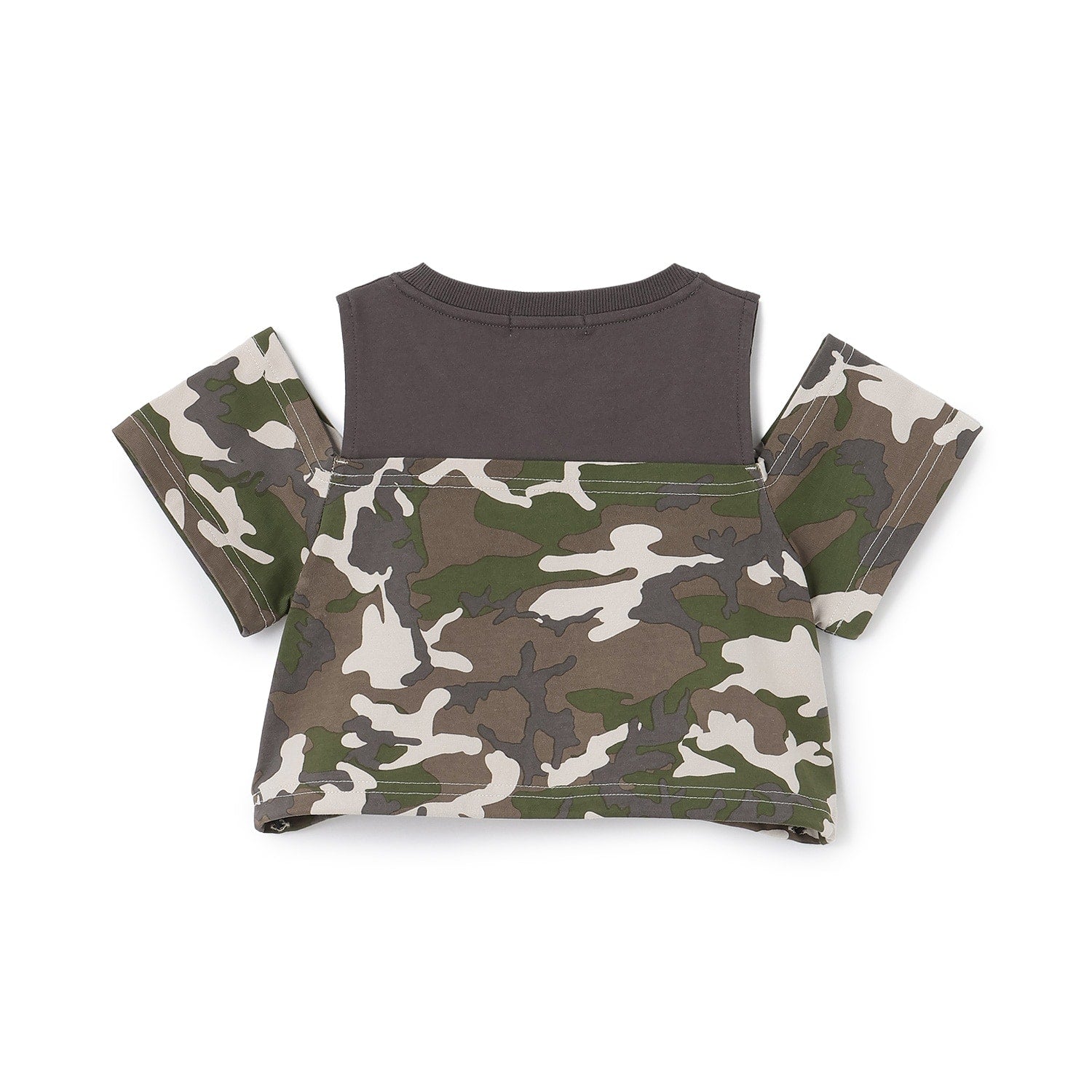 アソート総柄肩あき半袖Tシャツ