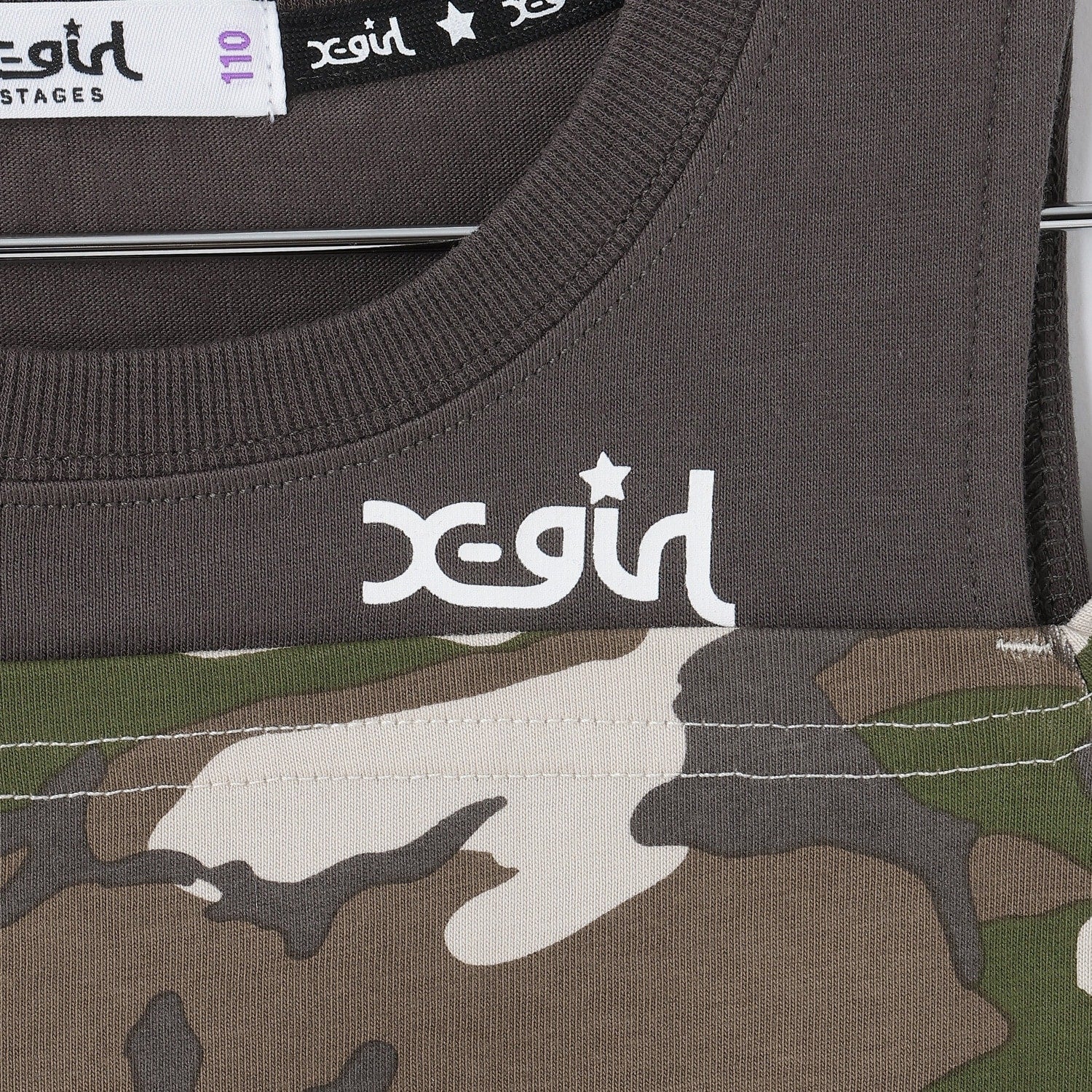 アソート総柄肩あき半袖Tシャツ