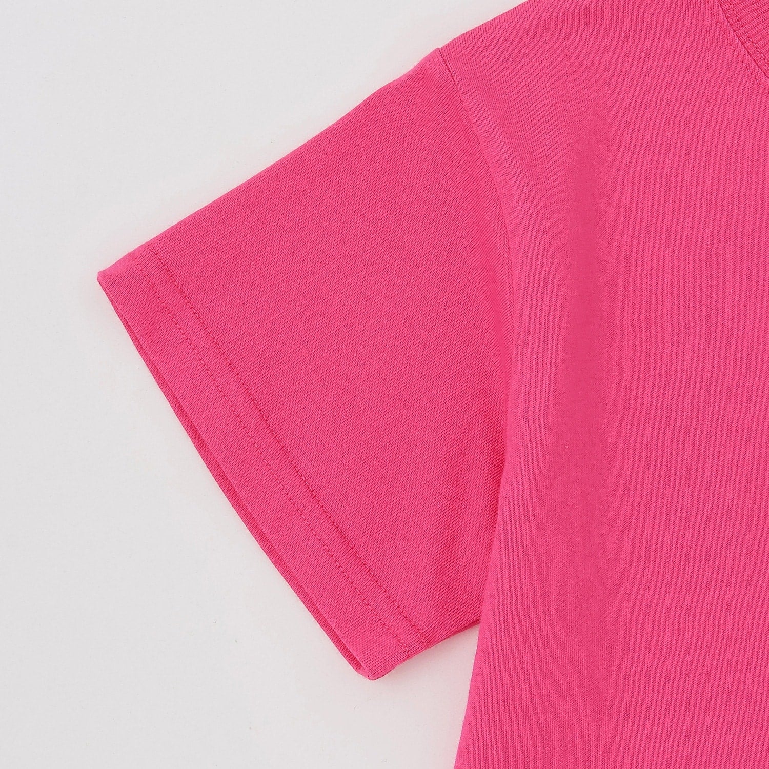 ガールイラストバックプリント 半袖Tシャツ