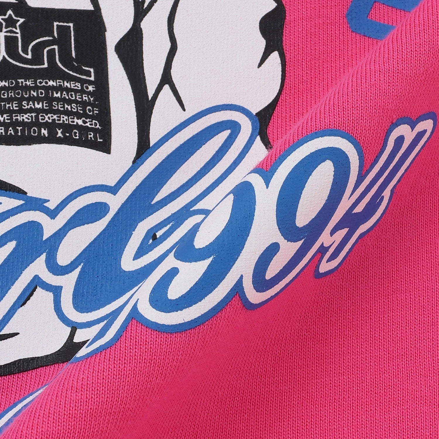 ガールイラストバックプリント 半袖Tシャツ