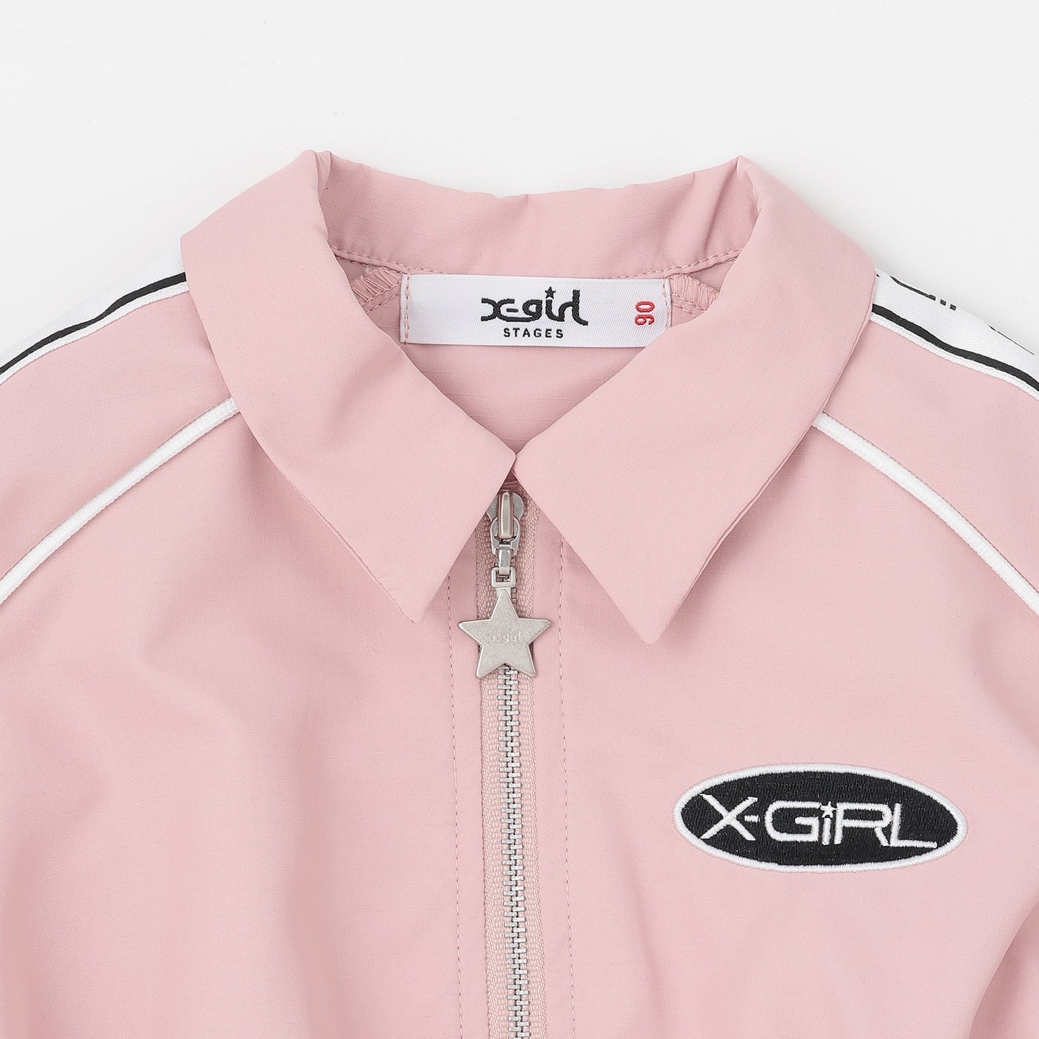 肩ロゴラインカーゴ半袖ワンピース