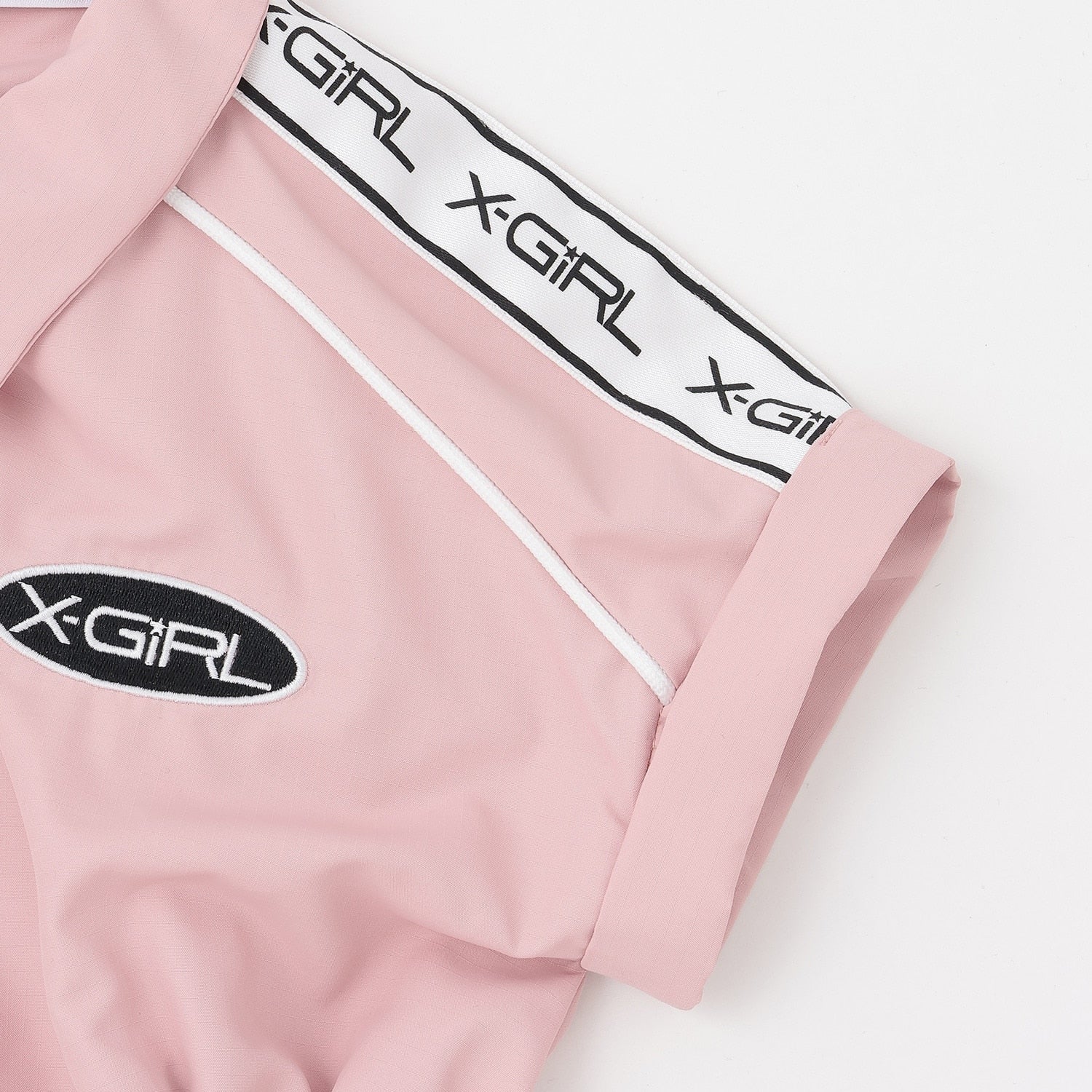 肩ロゴラインカーゴ半袖ワンピース