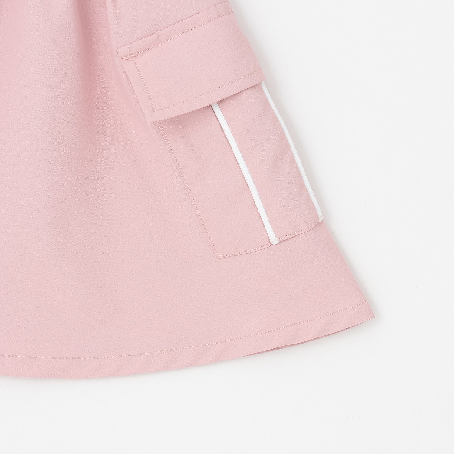 肩ロゴラインカーゴ半袖ワンピース