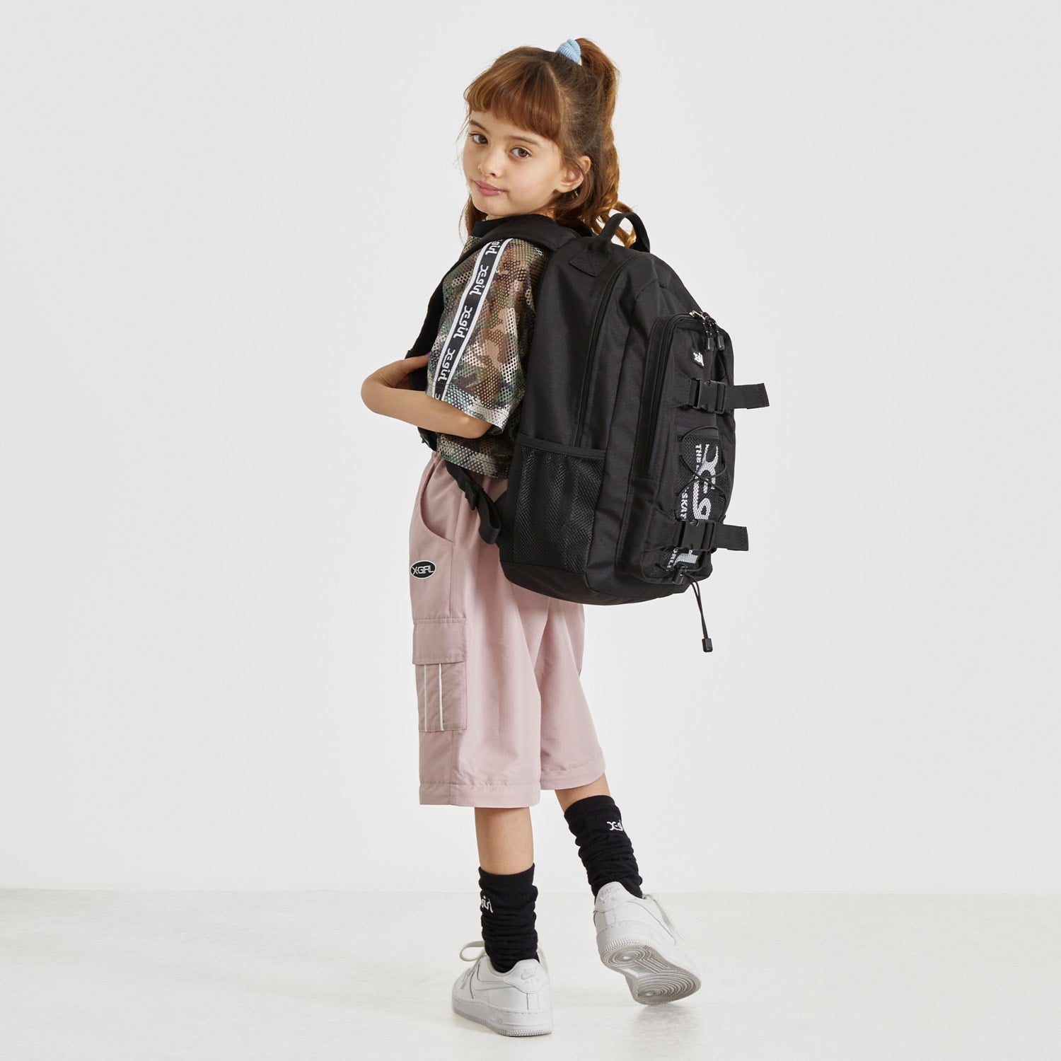 ロゴ メッシュバックパック