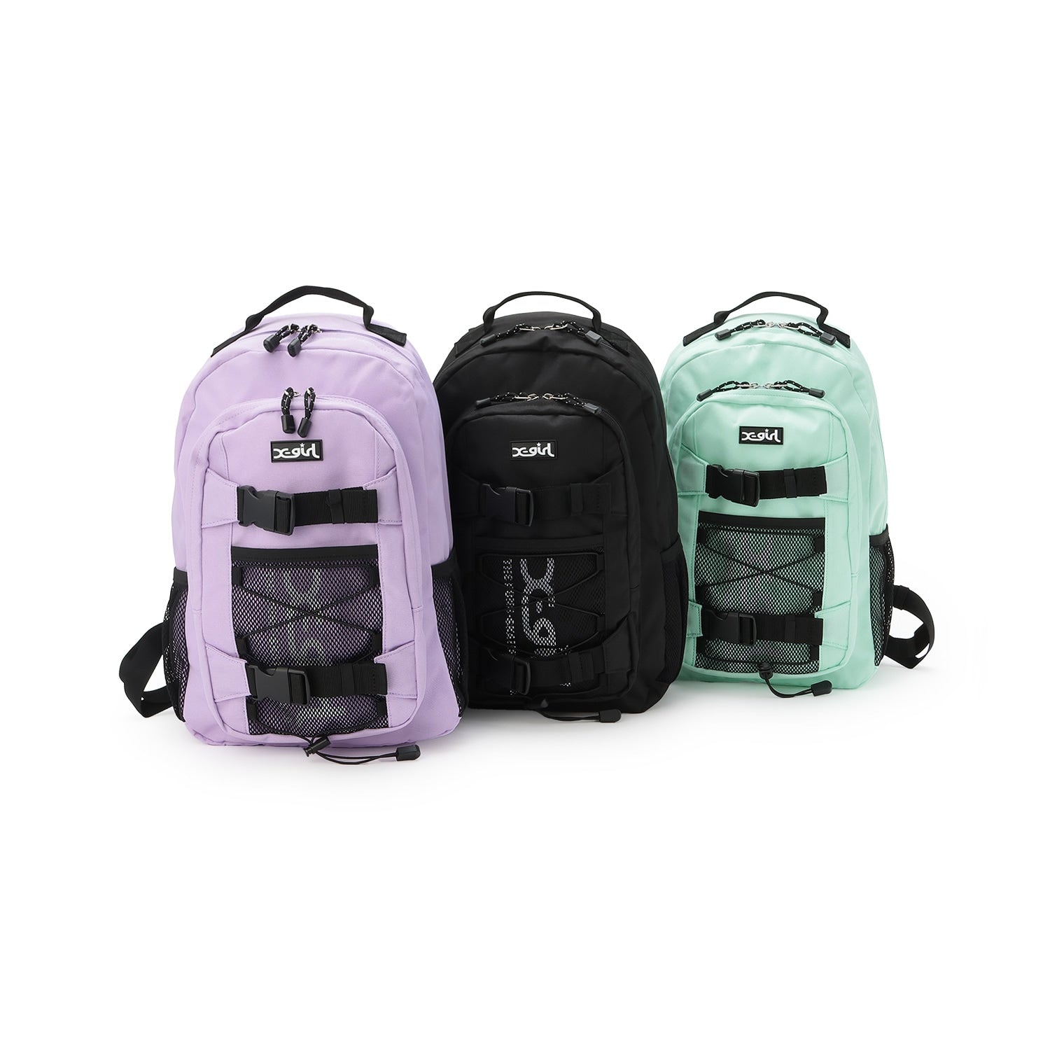 ロゴ メッシュバックパック