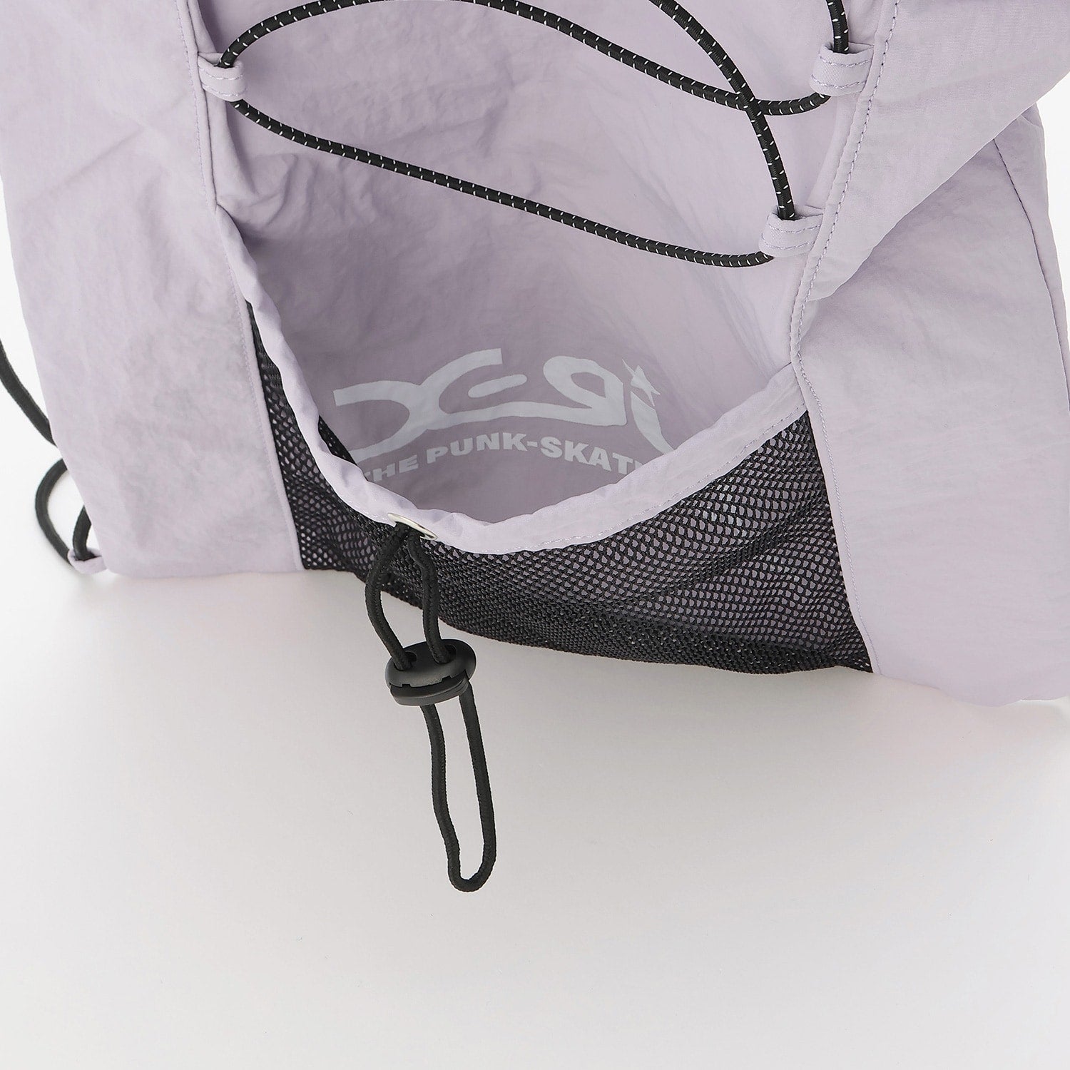 ロゴ メッシュナップサック